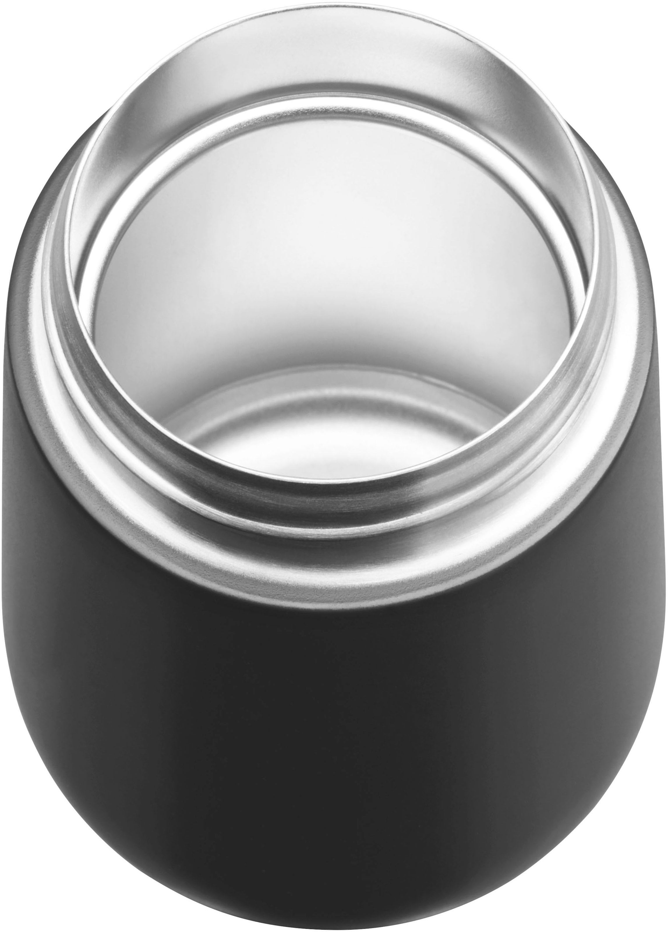 WMF Thermobecher »Impulse Travel Mug«, doppelwandiger Edelstahl, geringe Höhe, 360°-Trinköffnung