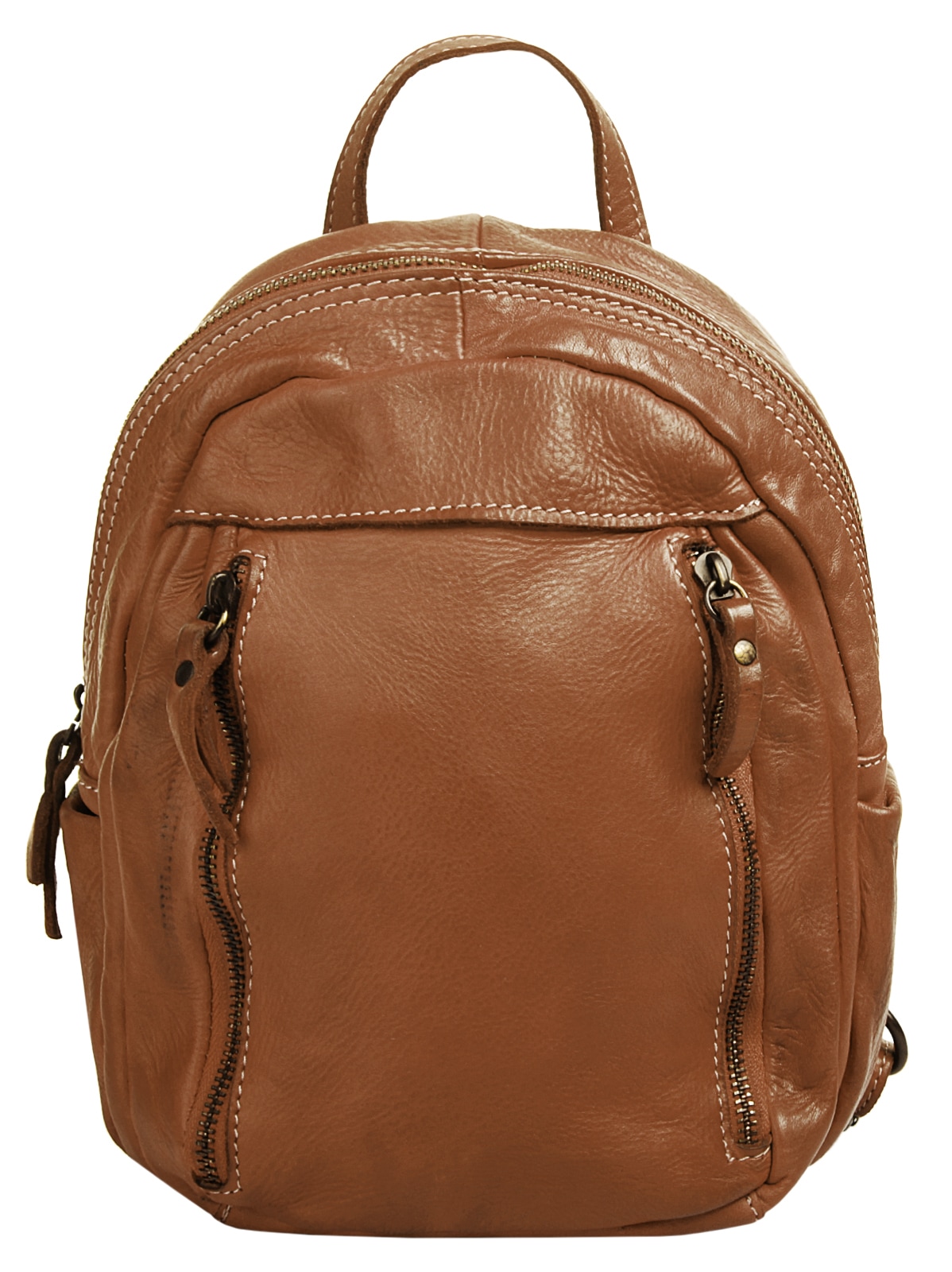 Cluty Cityrucksack, echt Leder, Made in Italy