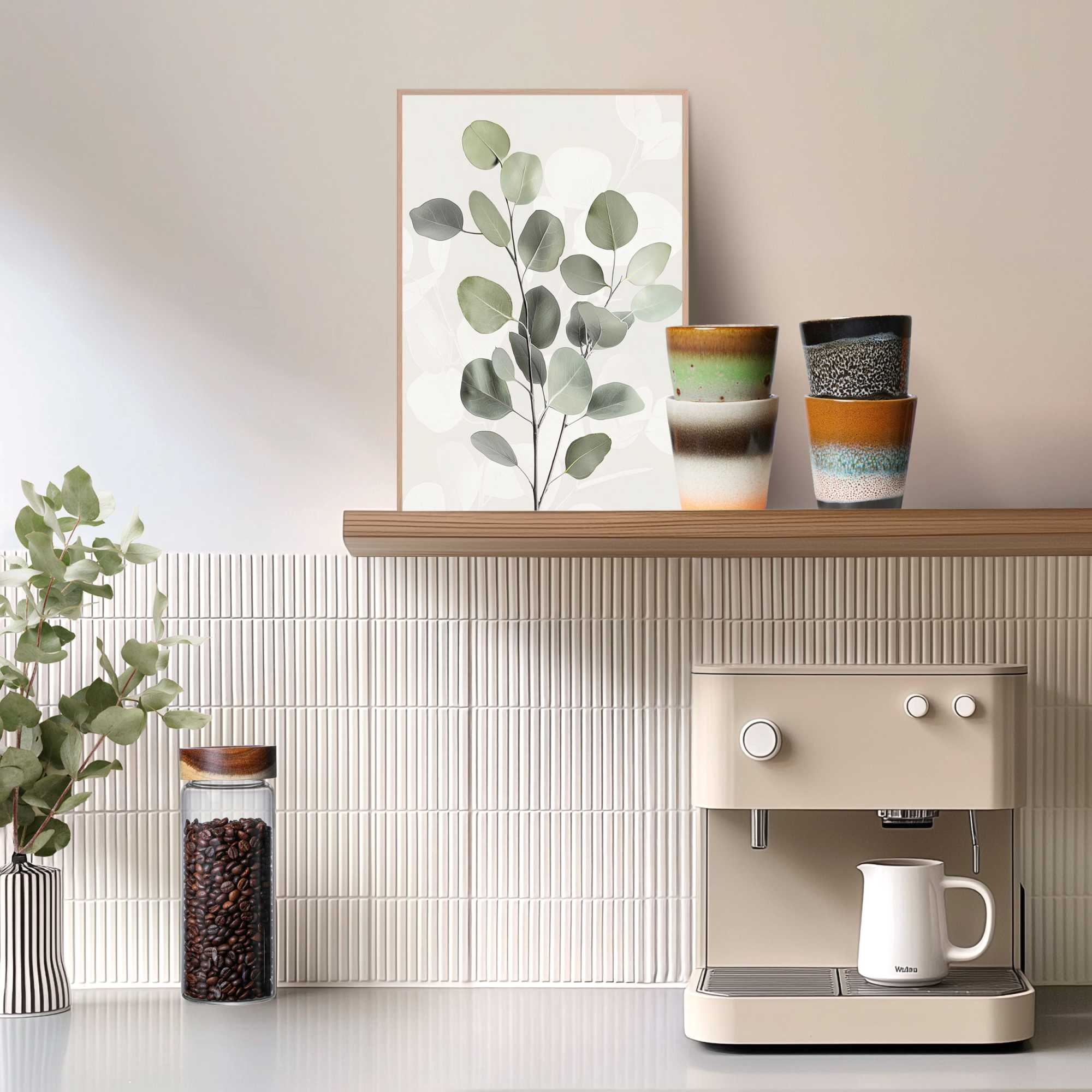 Reinders Poster "Eucalyptus Zweig", Küche - Grün - MDF - Blumen und Pflanze günstig online kaufen