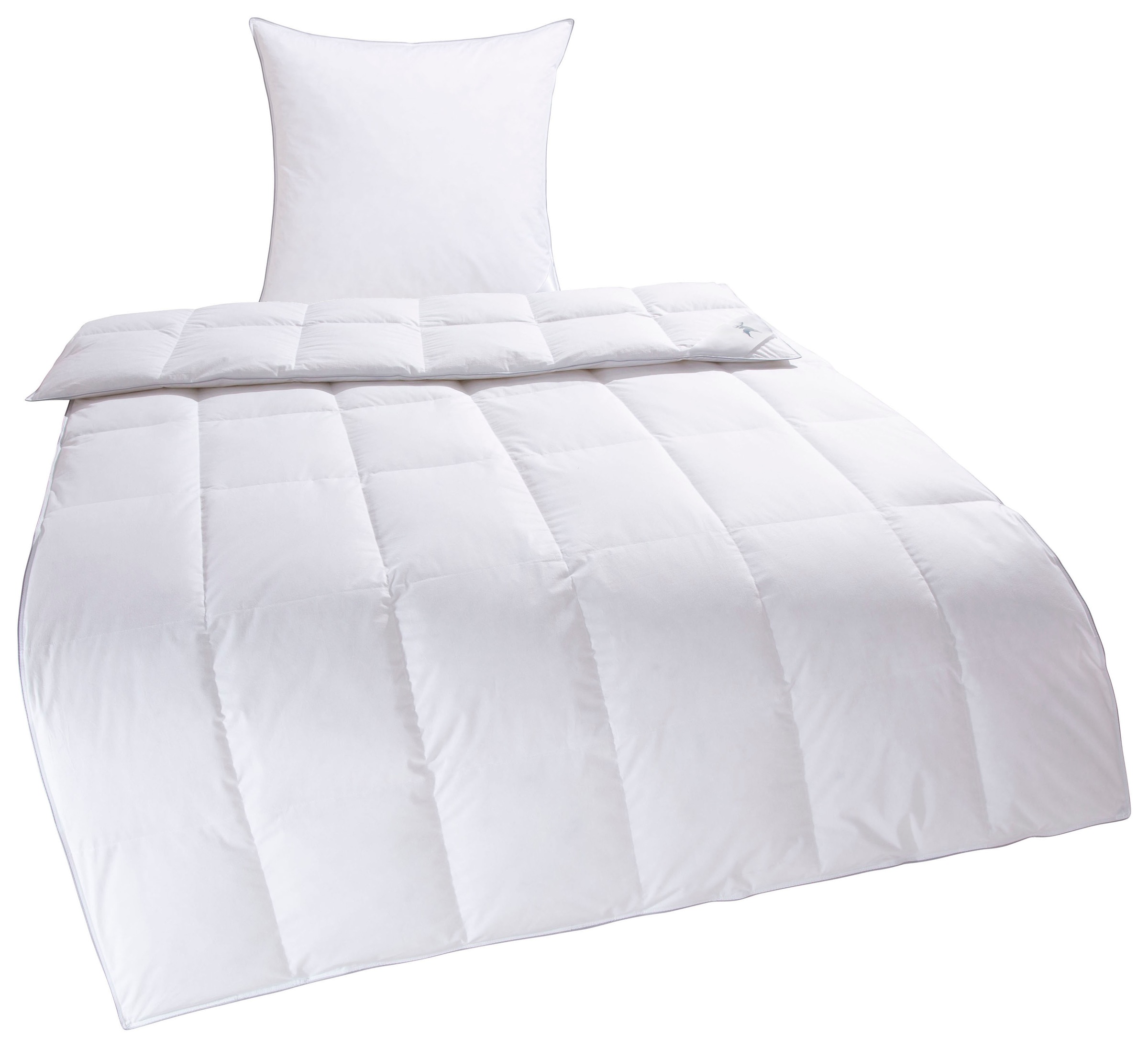 Älgdröm Daunenbettdecke + Kopfkissen "Lodiken, Bettdecke 135x200 cm, 155x22 günstig online kaufen
