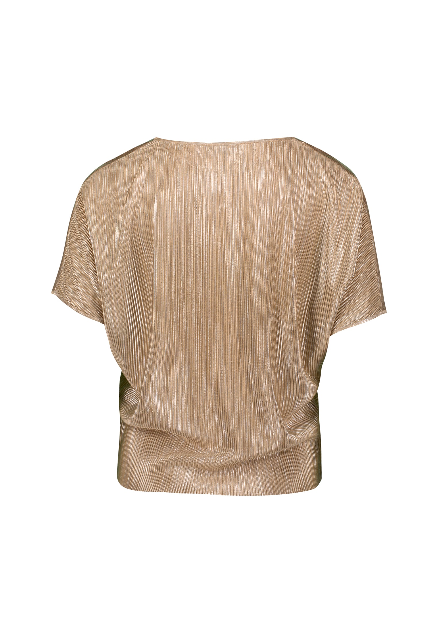 Zero Kurzarmshirt »zero Plissee-Shirt mit U-Boot Ausschnitt«, (1 tlg.), Falten