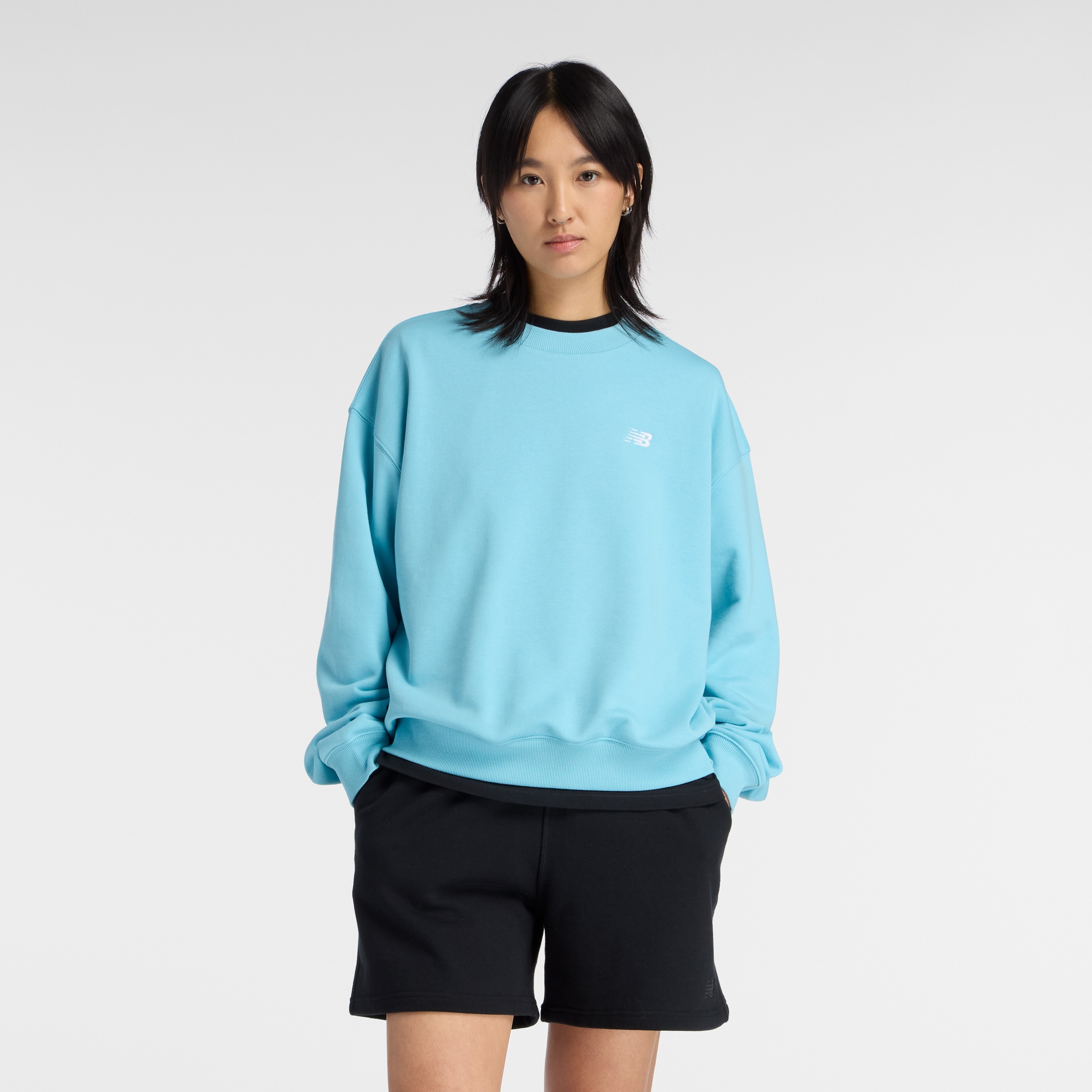 New Balance Sweatshirt "Sport Essentials French Terry Crew", lockere Passfo günstig online kaufen