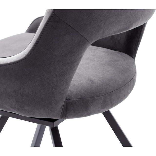 MCA furniture Esszimmerstuhl »Bayonne«, (Set), 2 St., 2-er Set, Stuhl 180° drehbar mit Nivellierung, belastbar bis 120 kg bestellen | BAUR