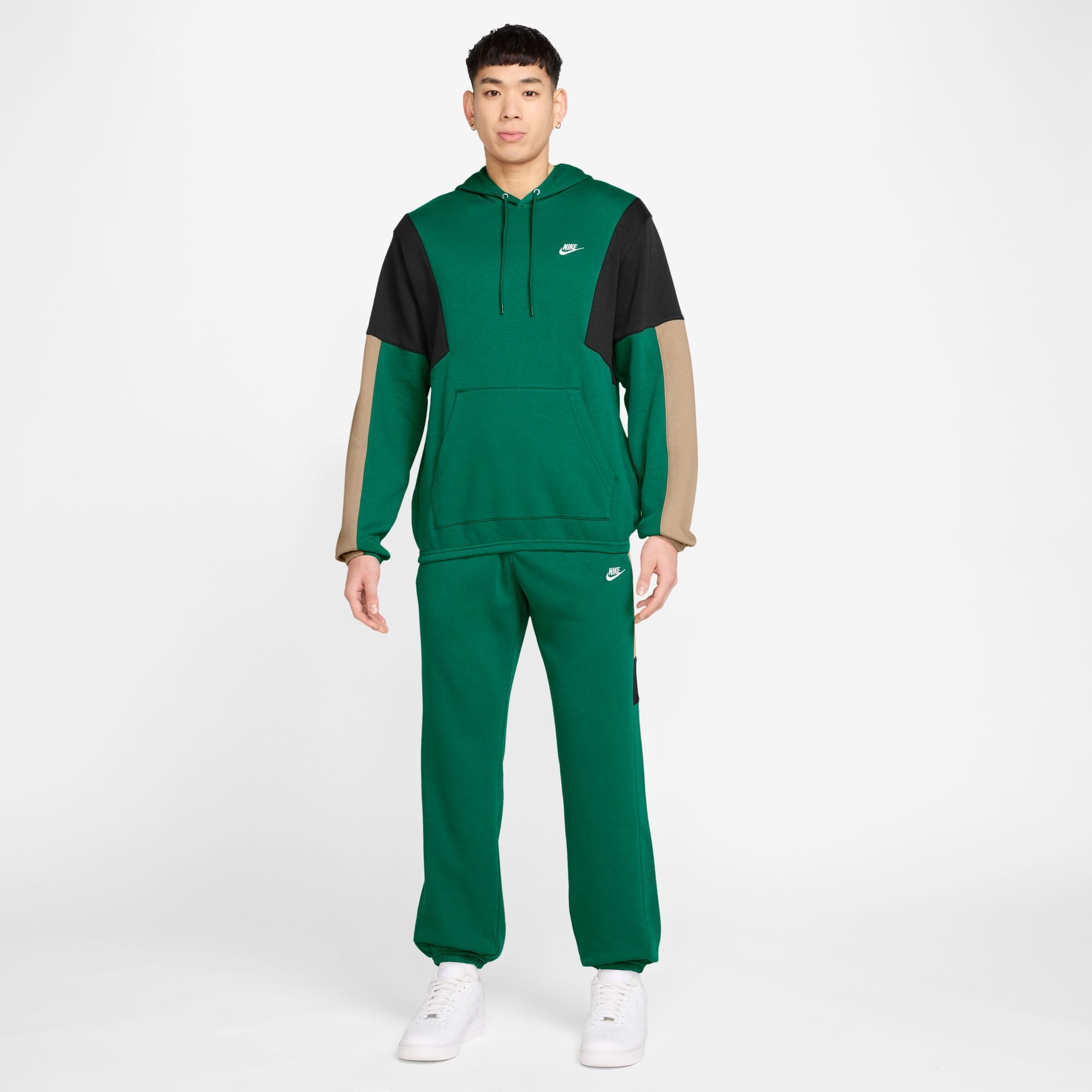 Nike Sportswear Trainingsanzug »M NK CLUB FLEECE HDED TRACK GX« für Freizeit und Training, sportlicher Stil, angenehmer Tragekomfort