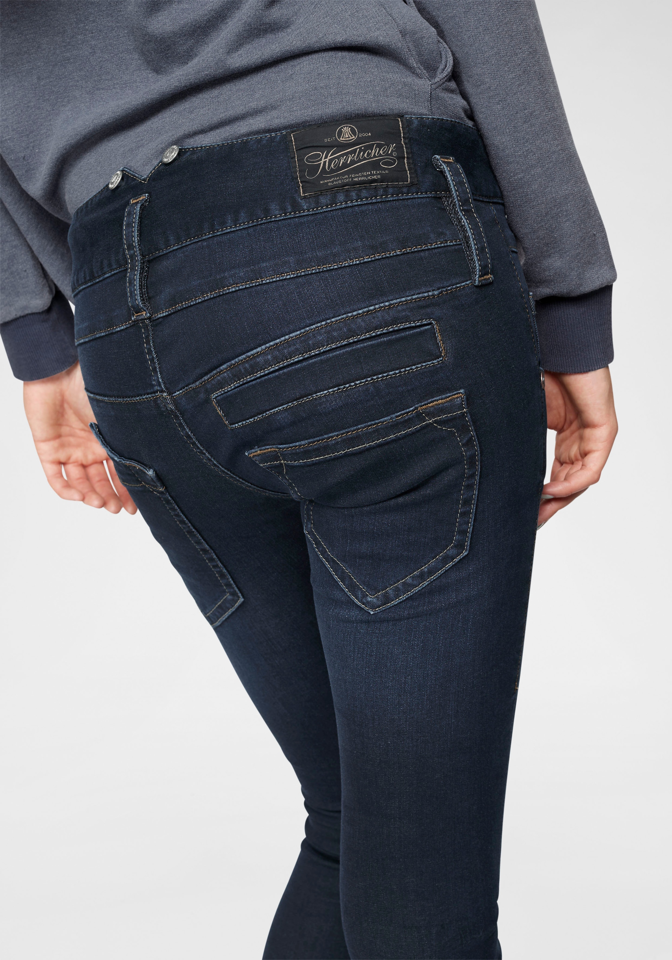 Herrlicher Slim-fit-Jeans »Pitch Slim Denim« aus Stretch-Denim