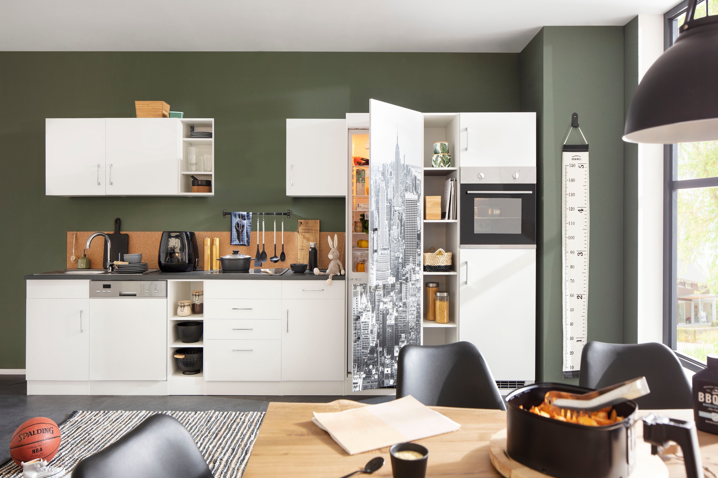 KOCHSTATION Küchenzeile "KS-Paris – Küchen mit einzigartigen Fotomotiven au günstig online kaufen