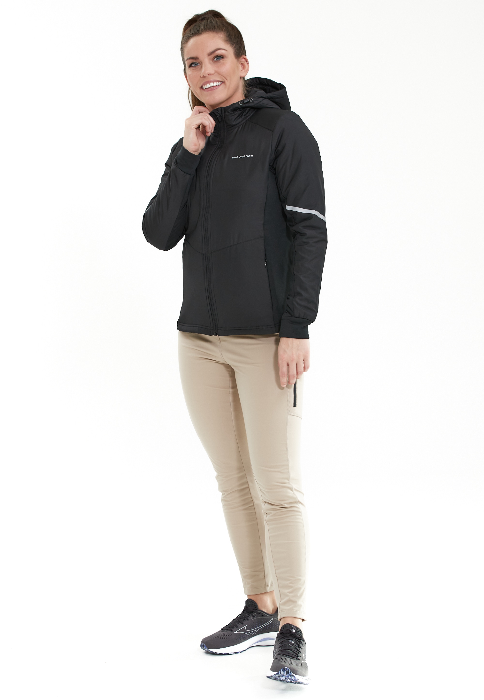 ENDURANCE Laufjacke »Princey«, mit einstellbarer Kapuze