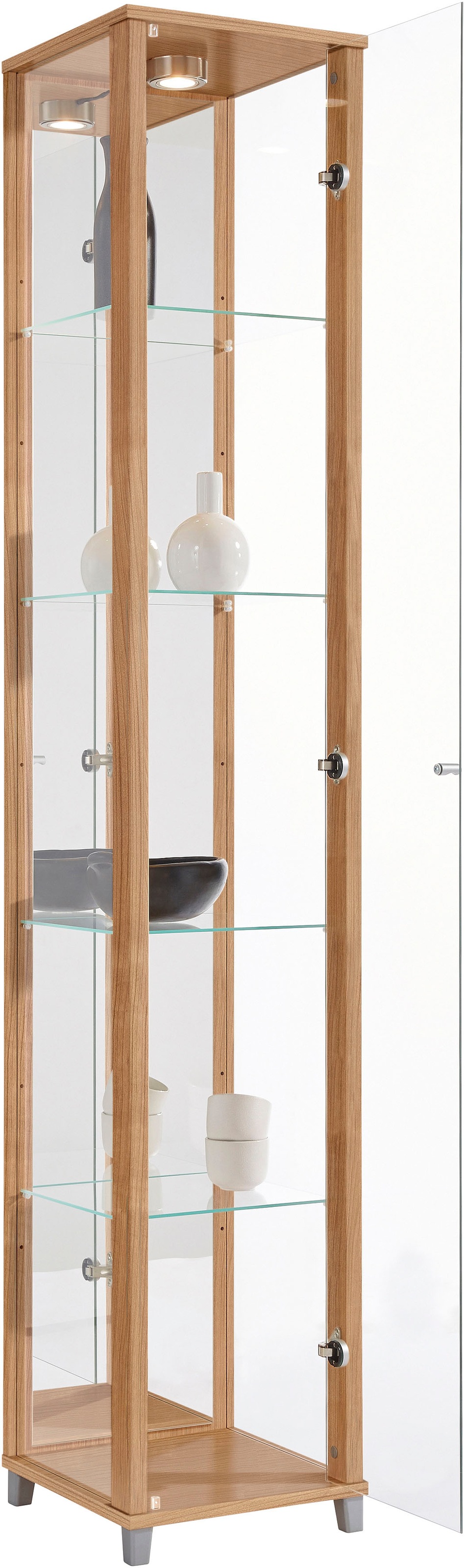 fif möbel Vitrine "OPTIMA" Standvitrine/Glasvitrine 1x Glastür,perfekt für günstig online kaufen