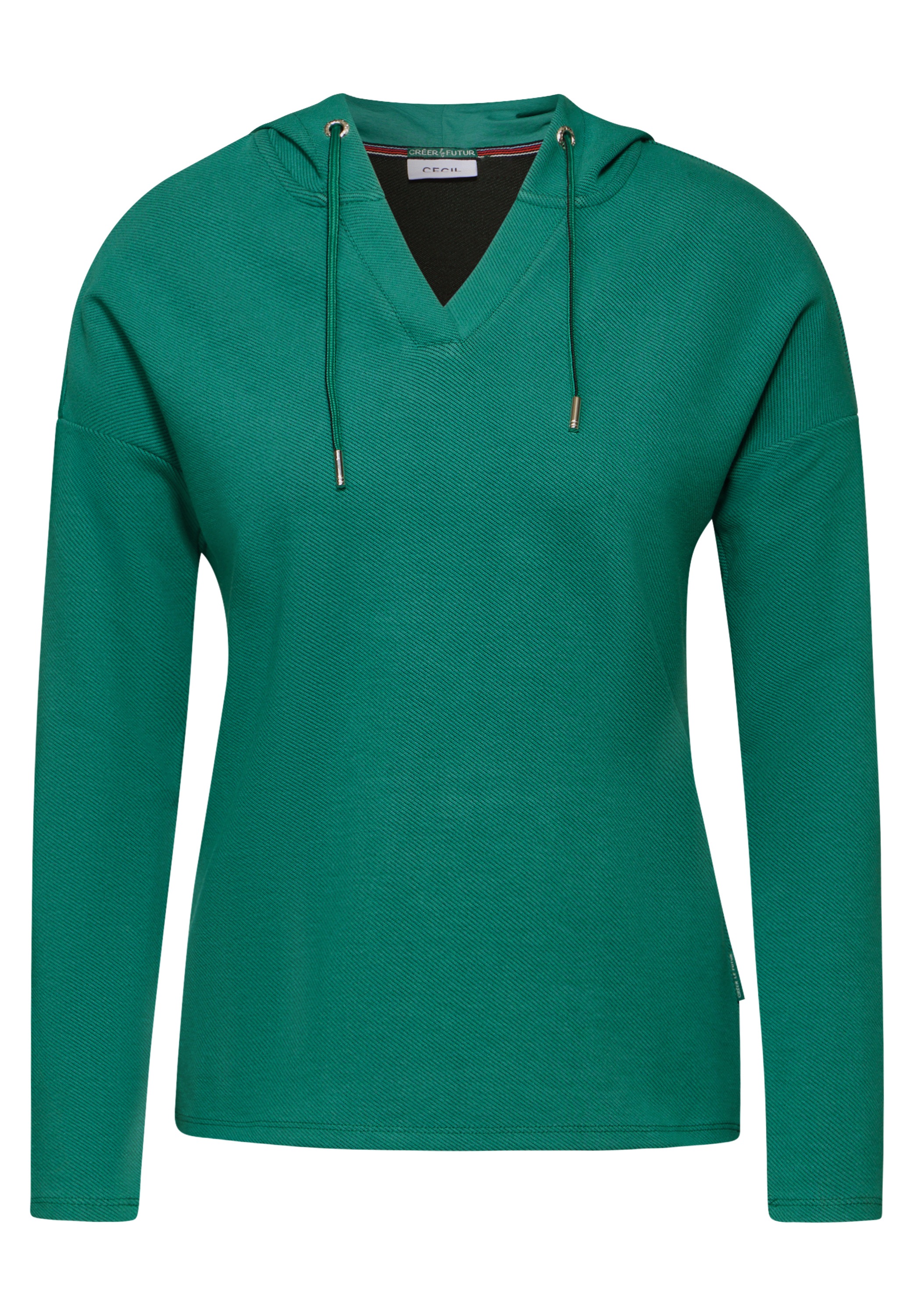 Cecil Langarmshirt, mit Kapuze mit Tunnelzugband