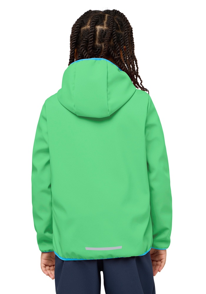 Jack Wolfskin Softshelljacke »FOURWINDS JACKET KIDS« mit Kapuze mit Windschutzblende und Kinnschutz, wasserabweisend, windabweisend