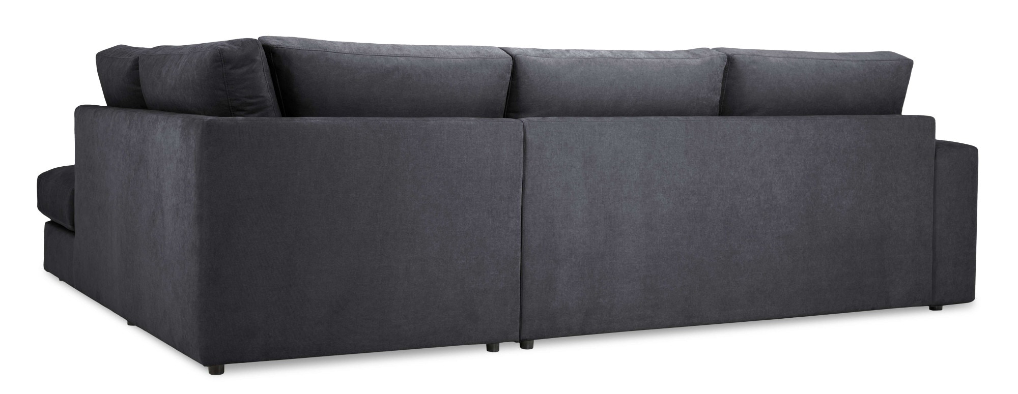 OTTO home Ecksofa »Nivette, weiches Chenille« Breite 292 cm, L-Form, bodentief, mit Wellenunterfederung