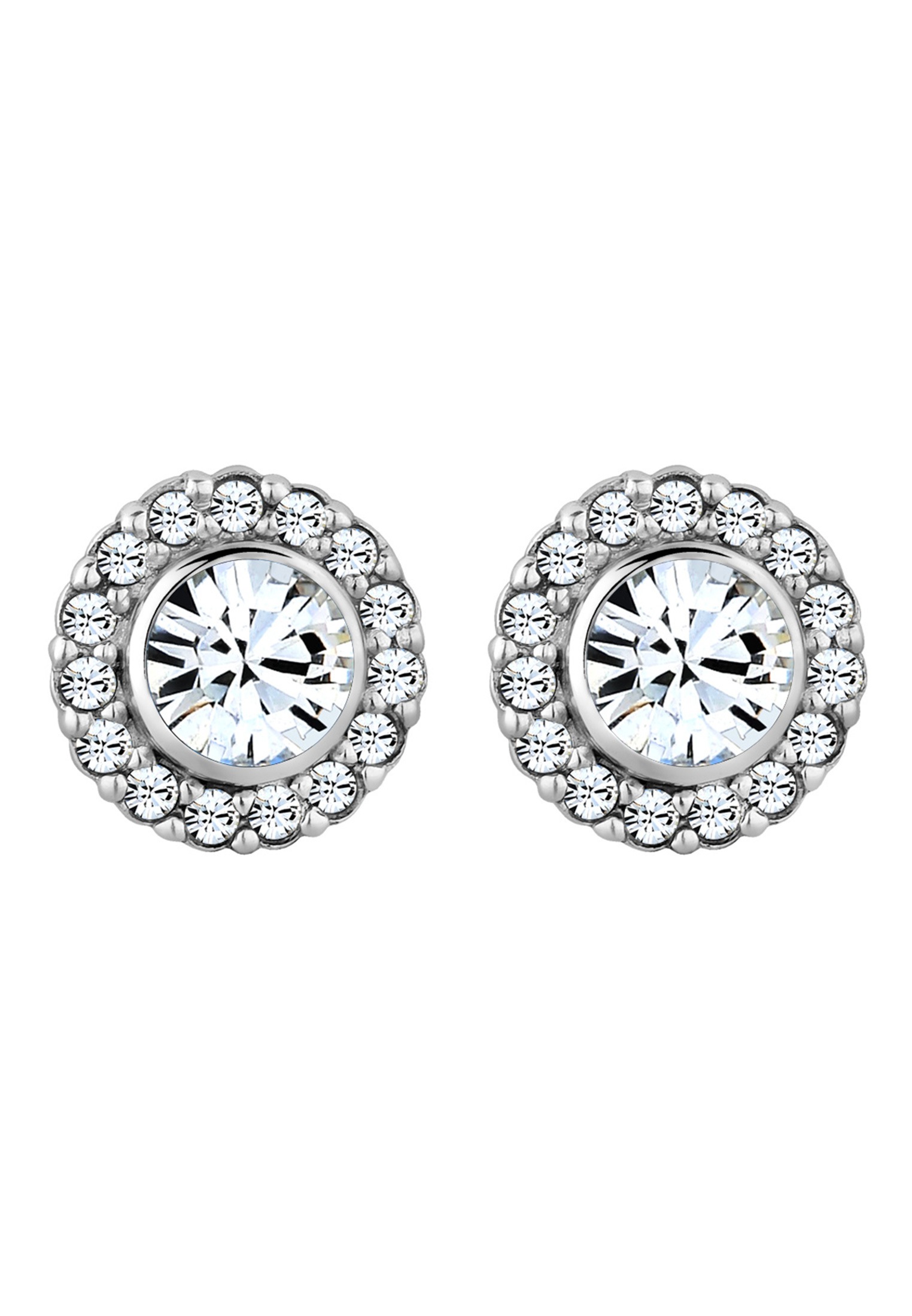 Elli Paar Ohrstecker »Glamour Kristalle 925 Silber«