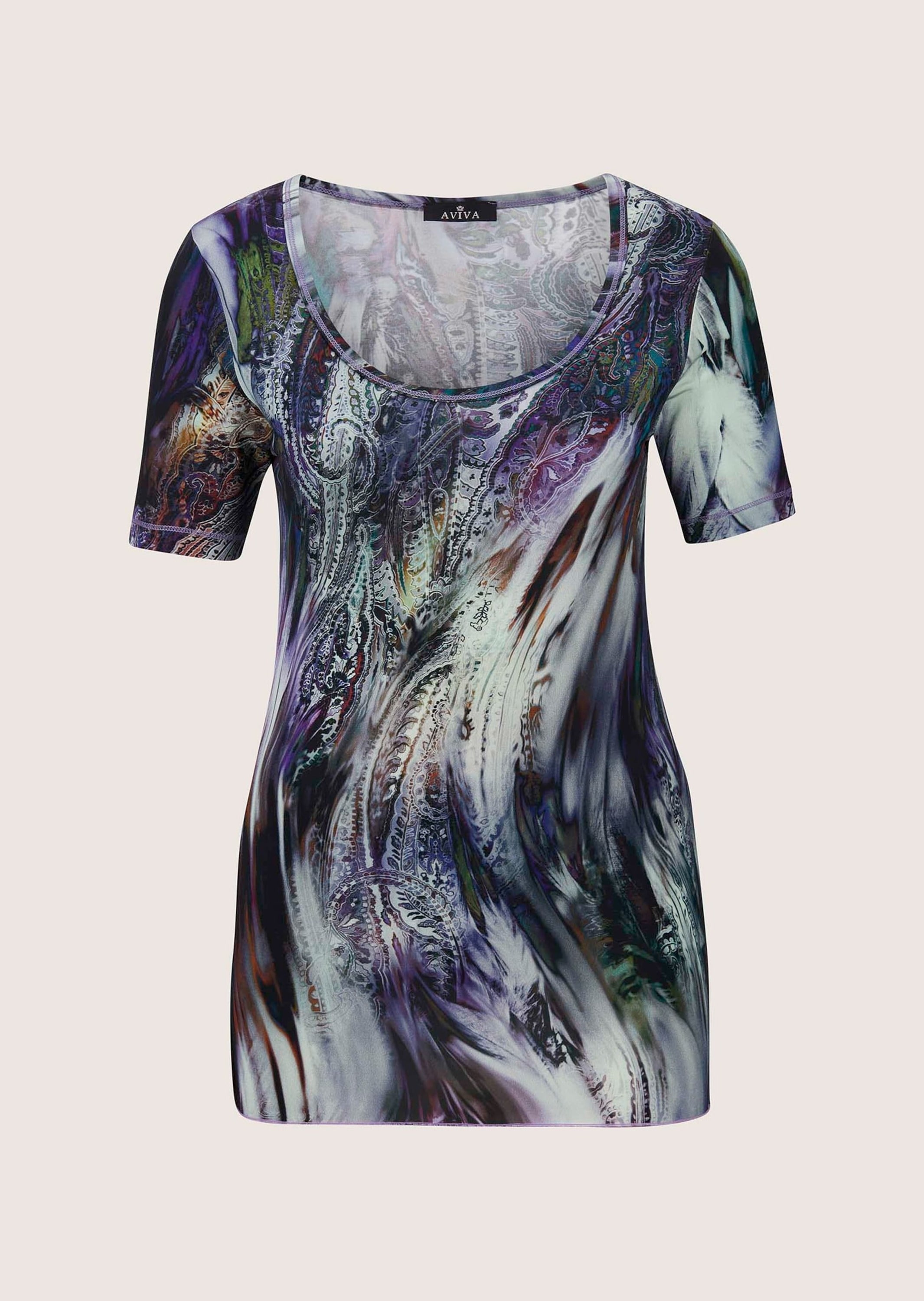 MADELEINE Kurzarmshirt "Shirt Kurzarm-Shirt mit Unikat-Druck" günstig online kaufen