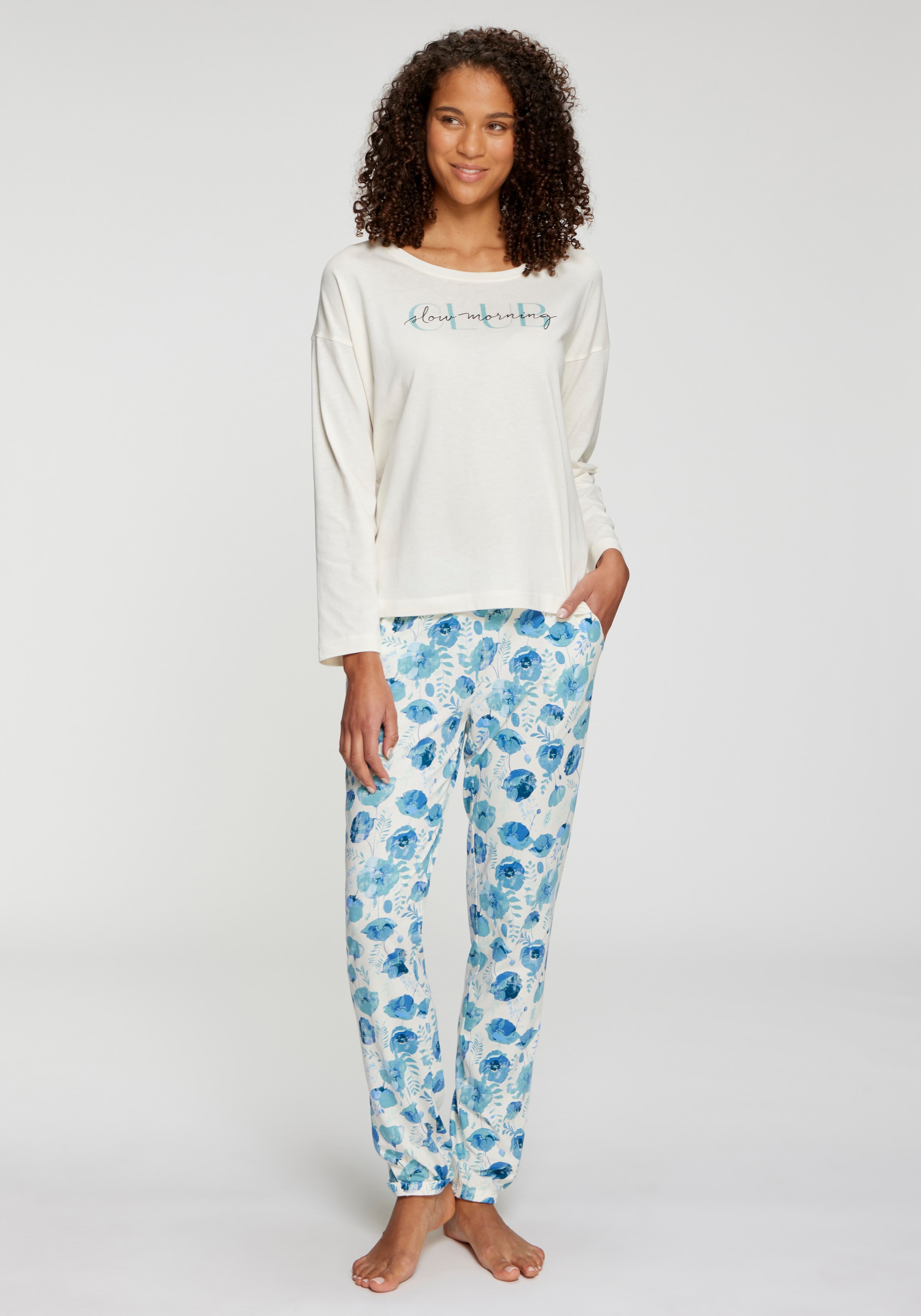 Vivance Dreams by Lascana Pyjamahose  mit Eingrifftaschen