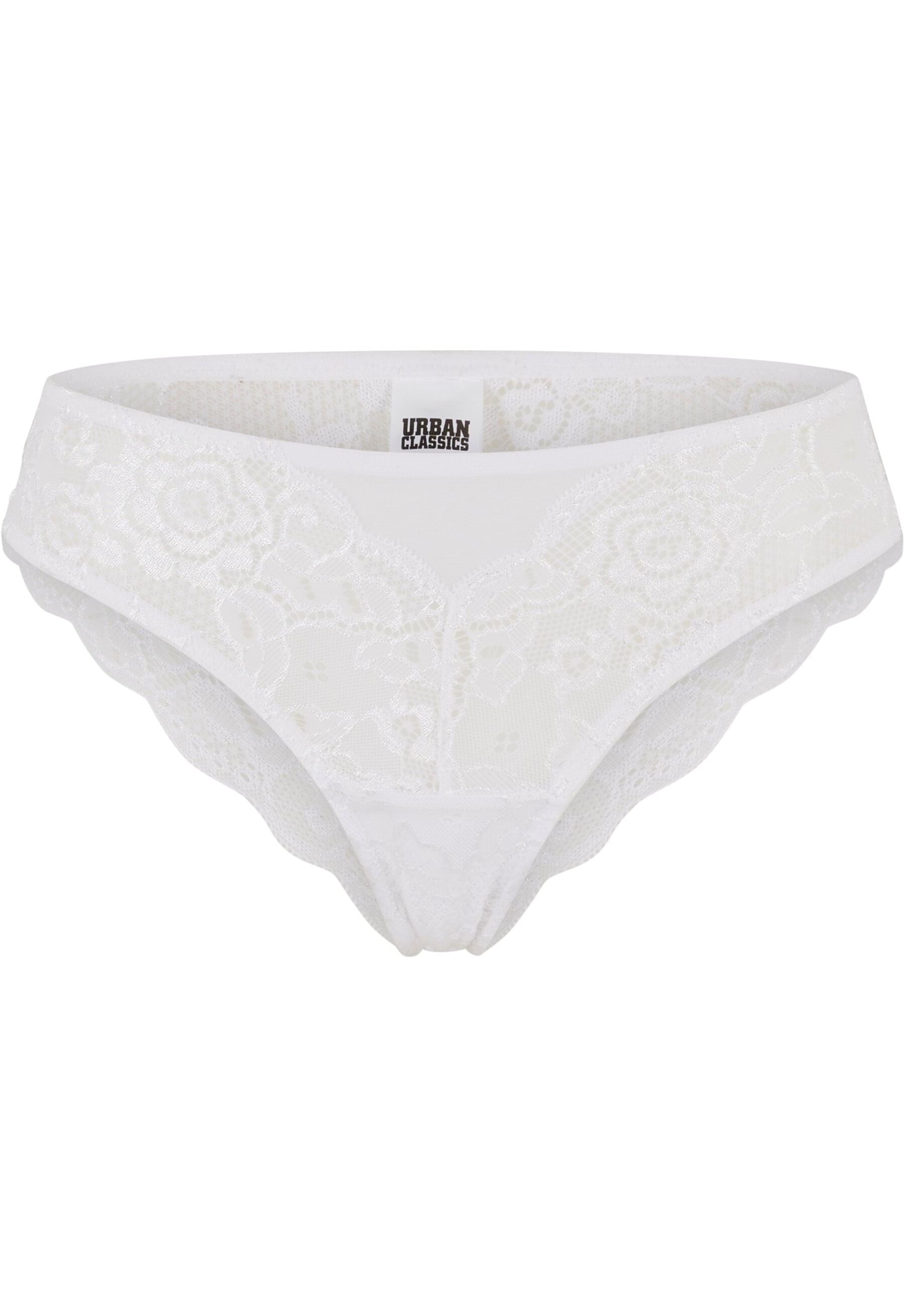 URBAN CLASSICS Panty »Urban Classics Ladies Allover Lace Brazilian 2-Pack«