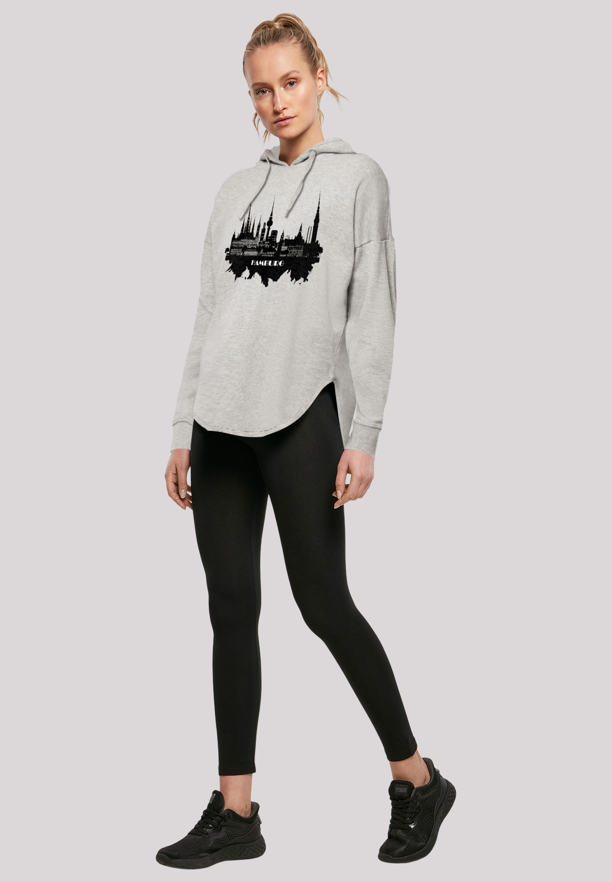 F4NT4STIC Kapuzenpullover »Cities Collection - Hamburg skyline«, Print