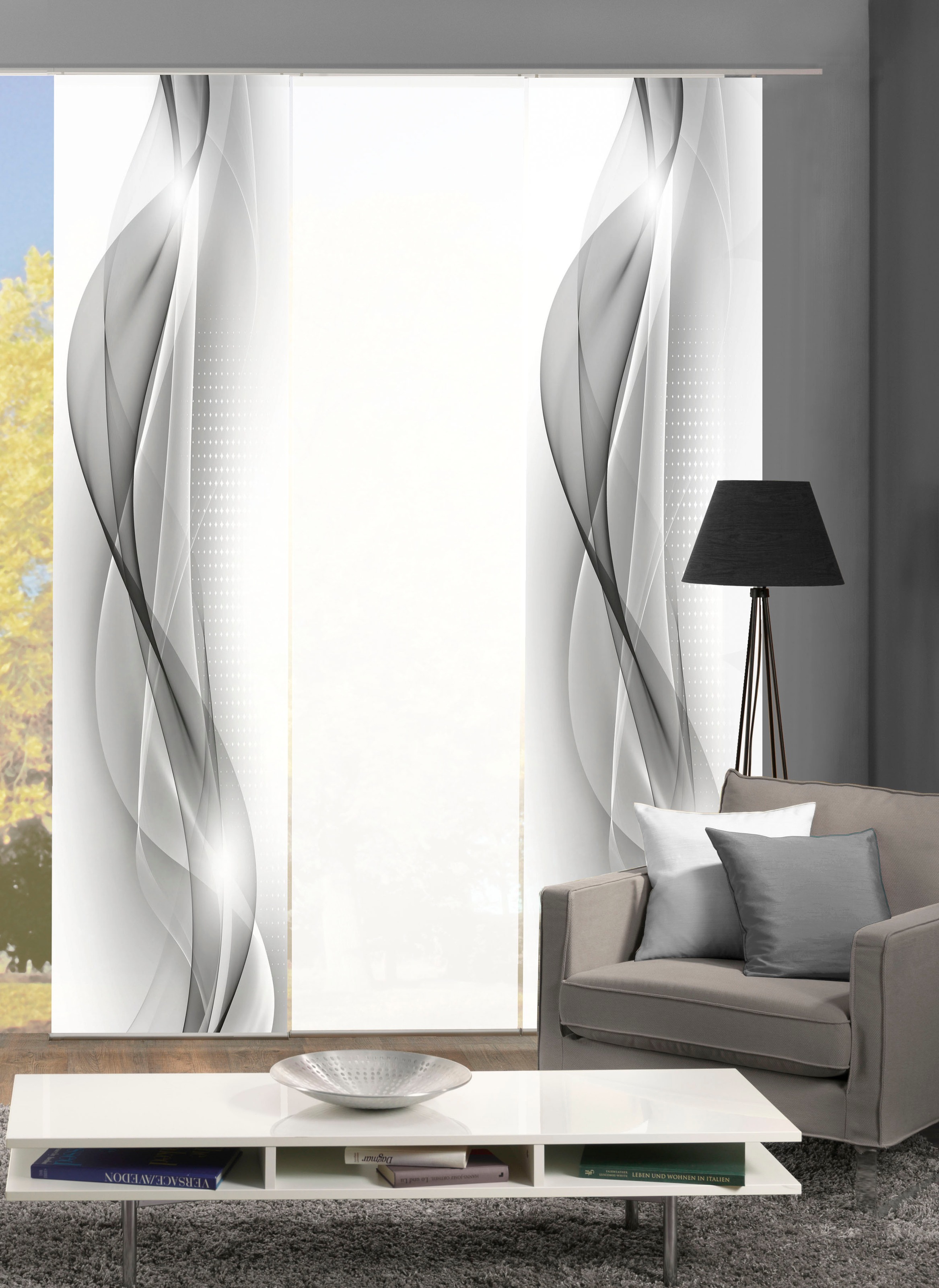HOME WOHNIDEEN Schiebegardine »NEBLANA 3vnt. SET« (3 ...