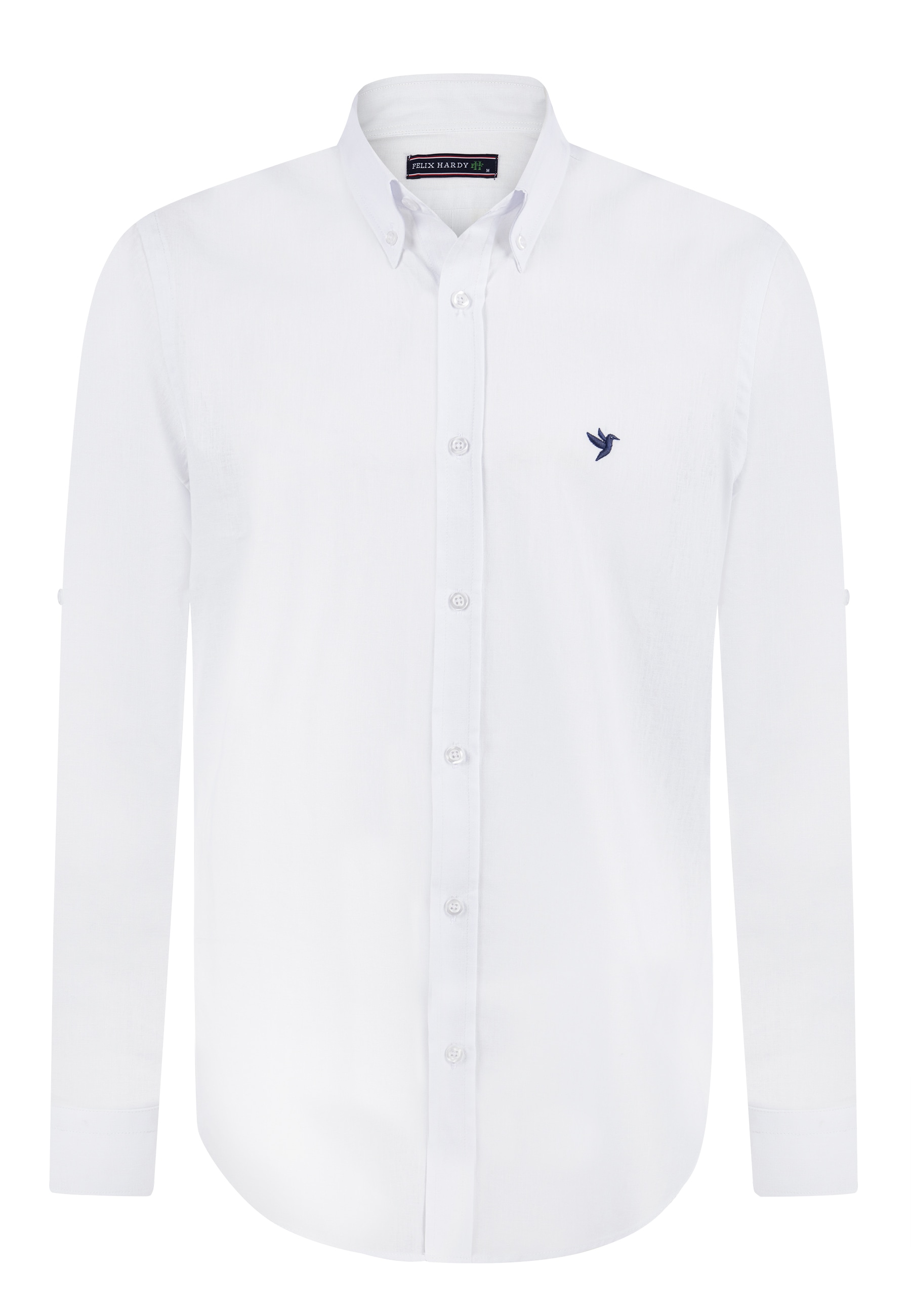 Felix Hardy Langarmhemd »Leinen-Shirt«