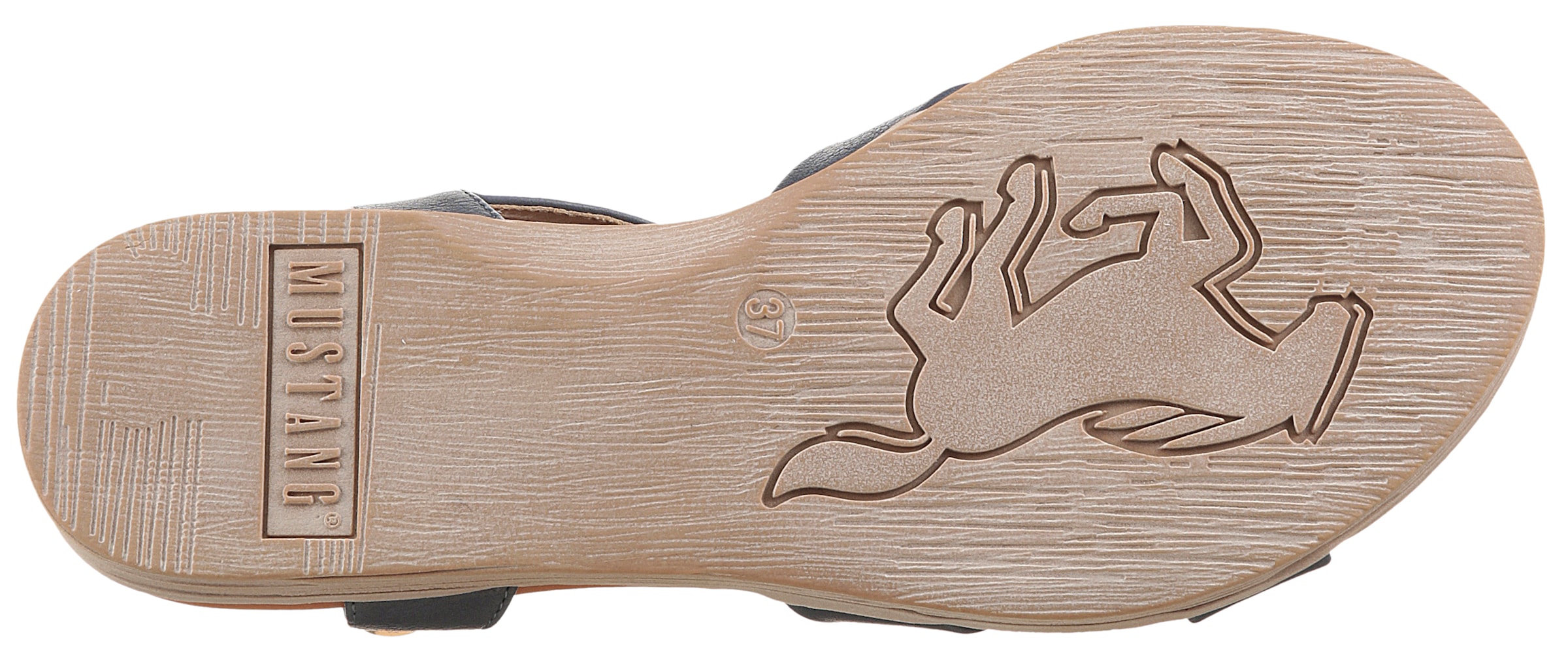 Mustang Shoes Sandale, Sommerschuh, Sandalette, Riemchensandale, mit breiten Riemen