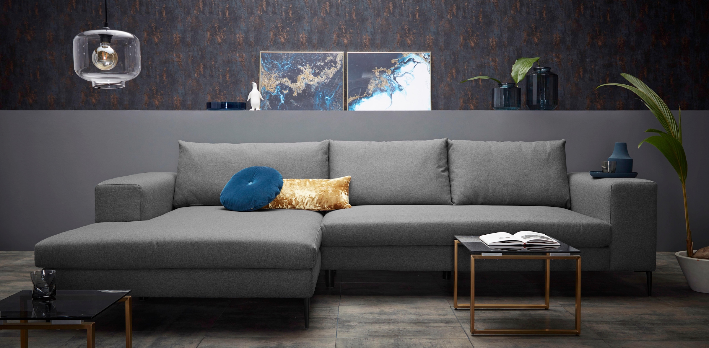 Ecksofa »Aurora, L-Form«, softer, legerer Sitzkomfort