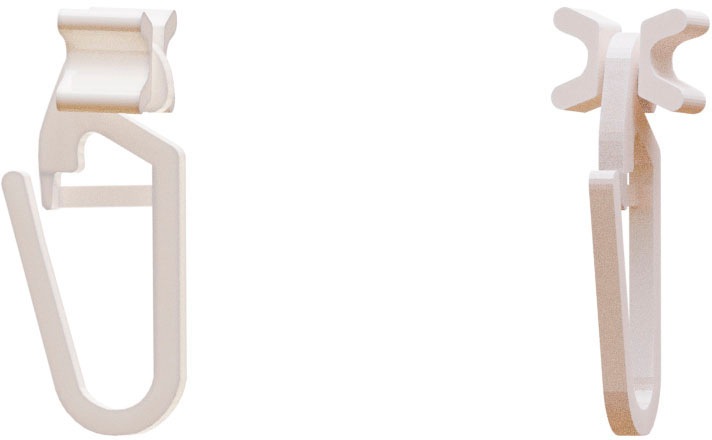 Thumbnail - indeko Gardinengleiter X-Gleiter mit Faltenleghaken