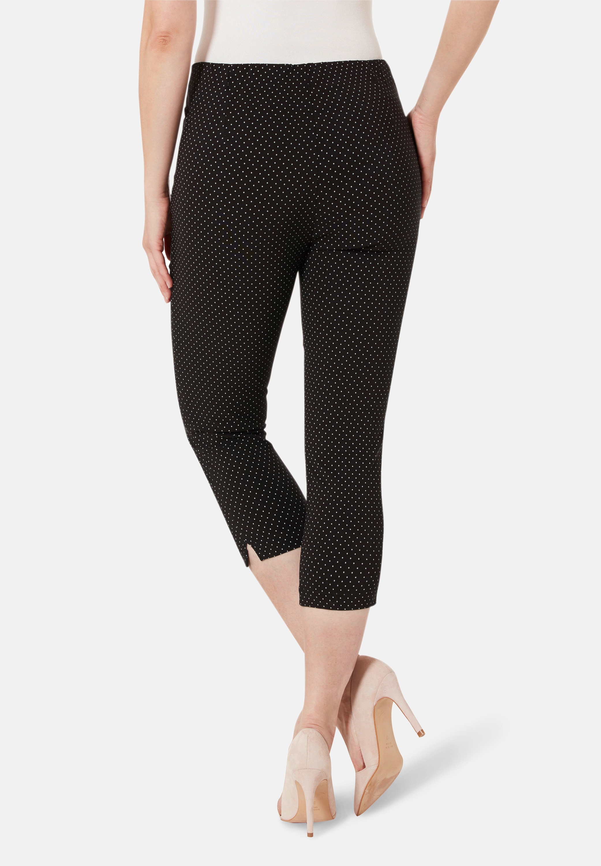 STOOKER WOMEN 7/8-Hose »Macau Print Slim Fit«, Slim Fit Casual Clean Wash Bengalinqualität Bügelfrei, für Damen