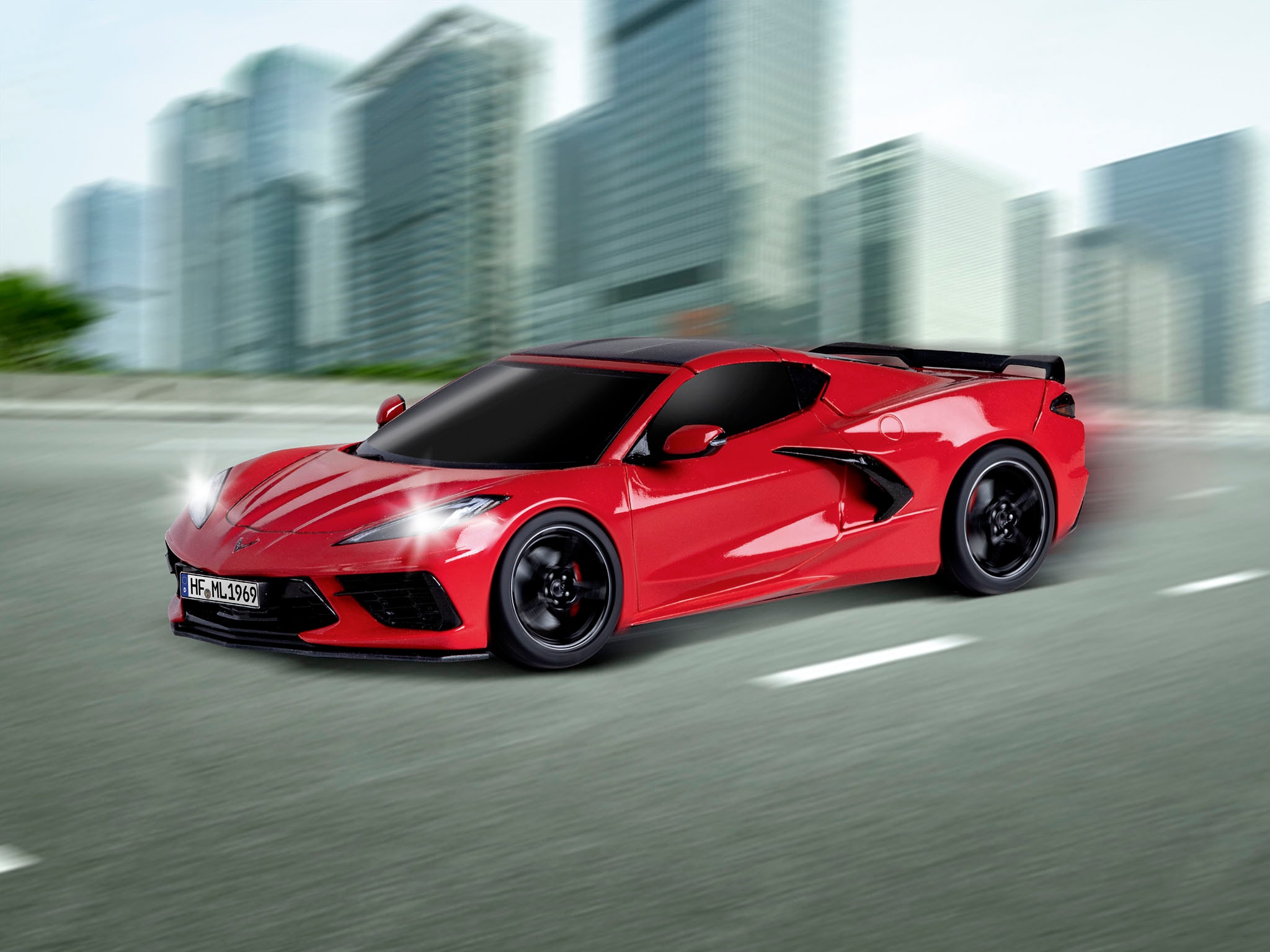 Revell® RC-Auto »Revell® control, Corvette C8, 2,4 GHz«, mit Licht