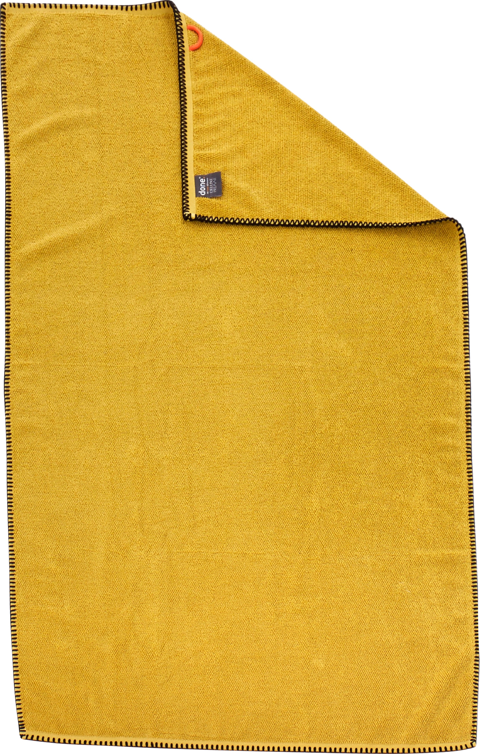 done. Duschtuch "Deluxe Prime" Uni-Farben, aus hochwertigem Zwirnfrottier, mit Ziernaht