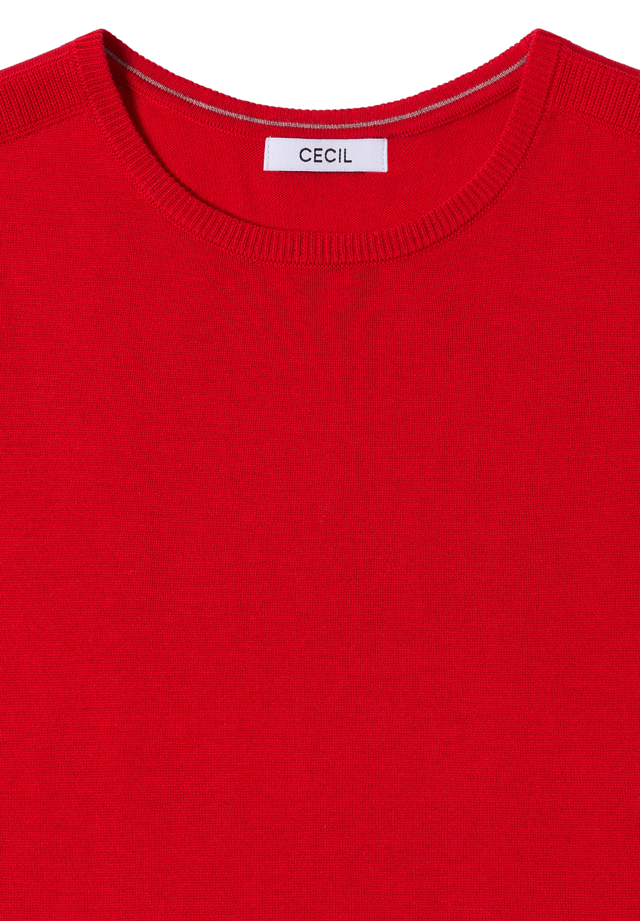 Cecil Strickpullover, mit feinem Detail an der Schulter und Viskose-Anteil