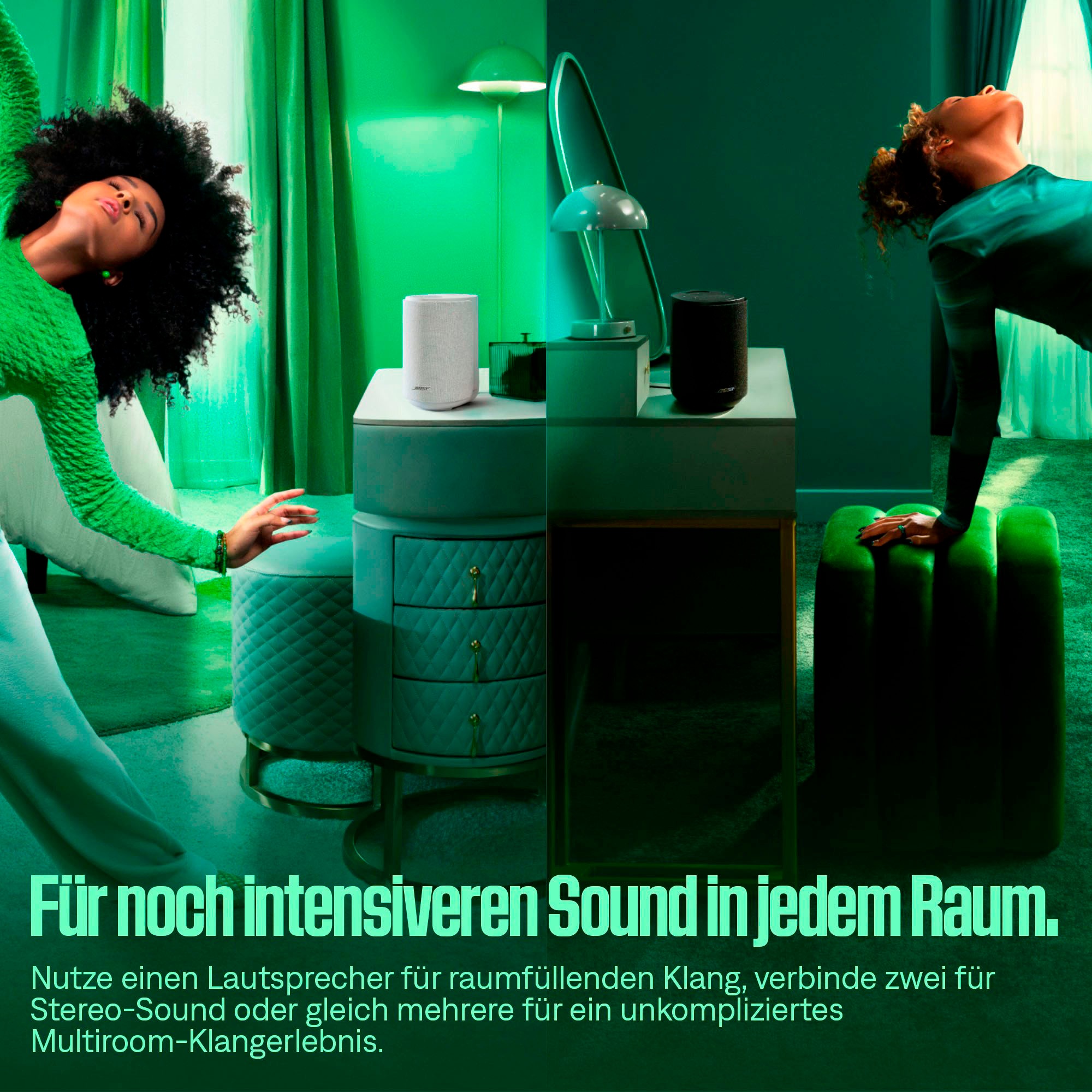 Bose Smart Speaker »Set: 2 x Lifestyle Ultra« Stereo (A2DP Bluetooth | Bluetooth | WLAN App-Steuerung | Equalizer | Mikrofon | Mikrofon-Stummschaltung | Multiroom | Sprachsteuerung )