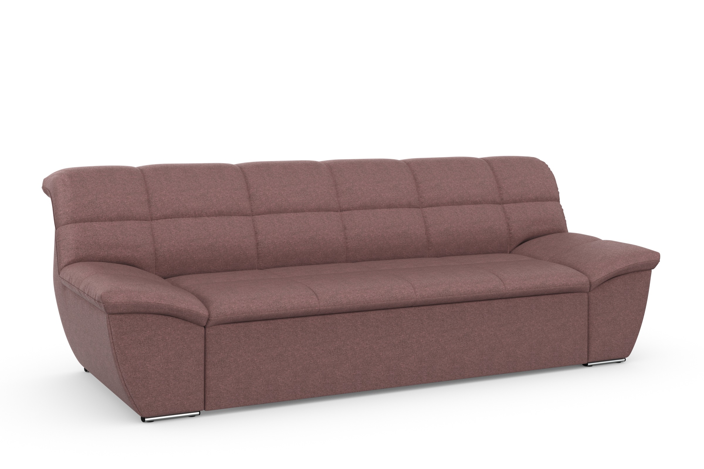 DOMO collection 3-Sitzer »Splash, moderne Steppung im Sitz und Rücken, komfortabel,«, flache Armlehnen zum Entspannen