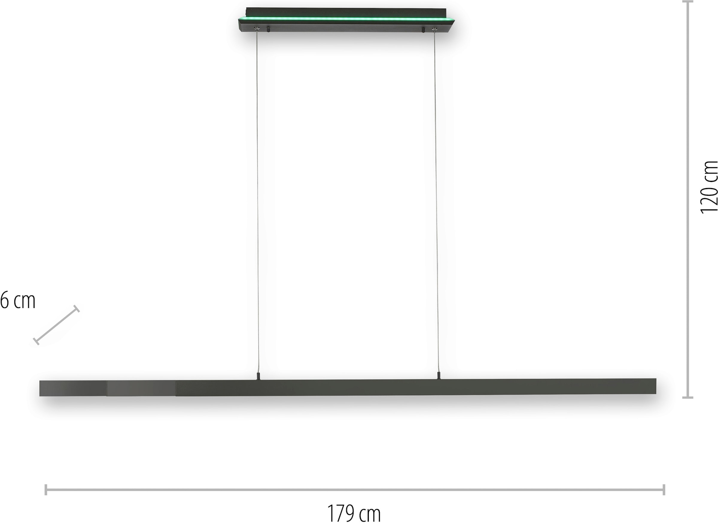 Neuhaus Q SMART HOME LIGHTS LED Pendelleuchte »Q-ARIAN« LED-Board 1 Stk. warmweiß - kaltweiß