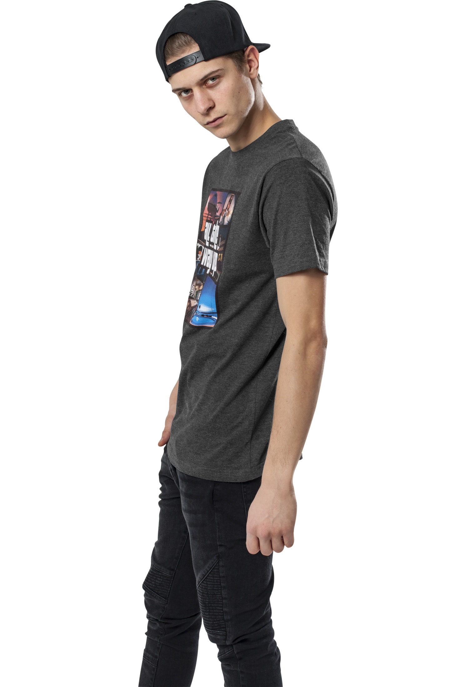 MisterTee T-Shirt »MisterTee Herren All The Way Up Mashup Tee«, (1 tlg.)