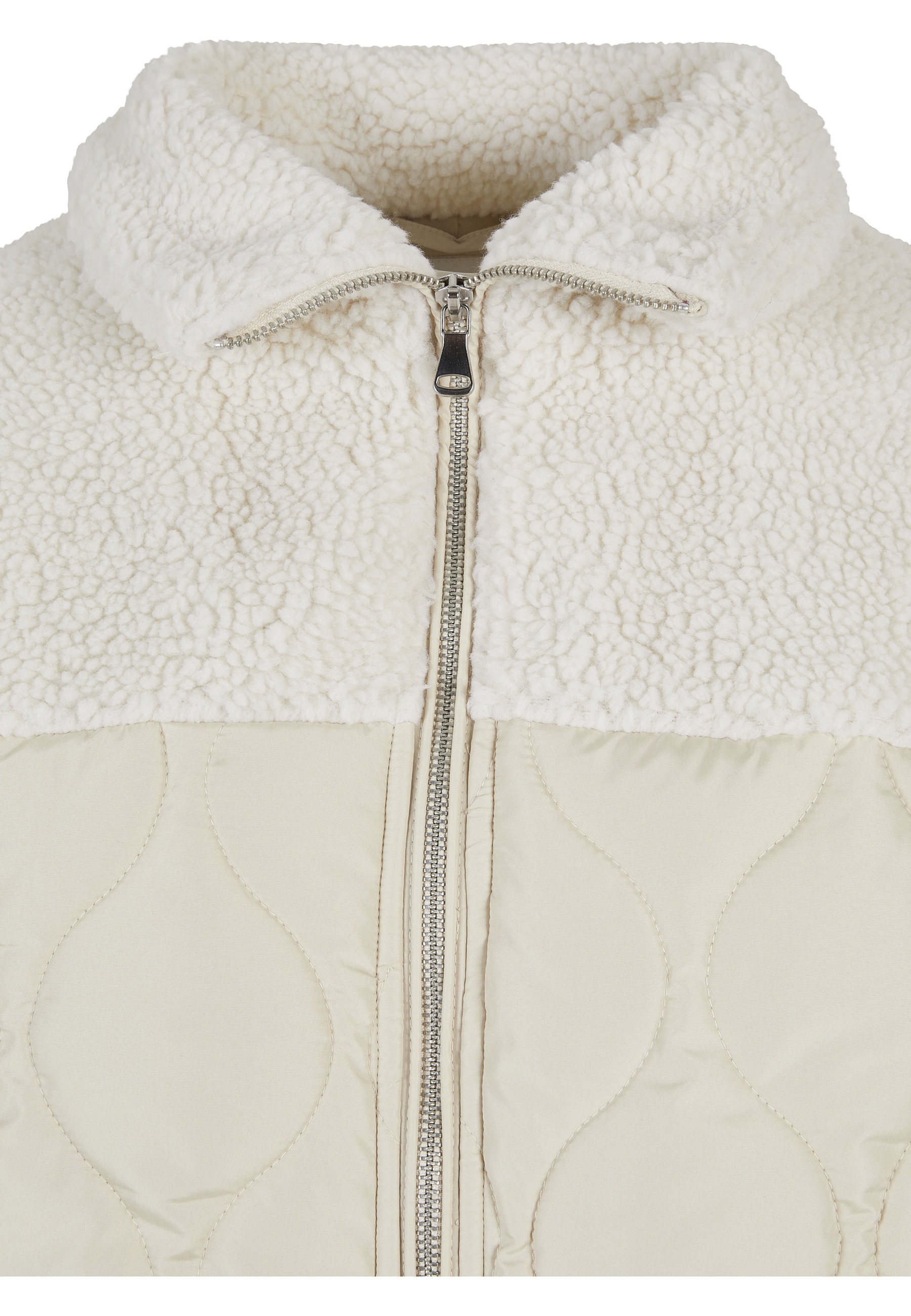 Thumbnail - URBAN CLASSICS Winterjacke "Urban Classics Damen Ladies Oversized Sherpa Quilted Coat" 1 Stk. tlg. ohne Kapuze