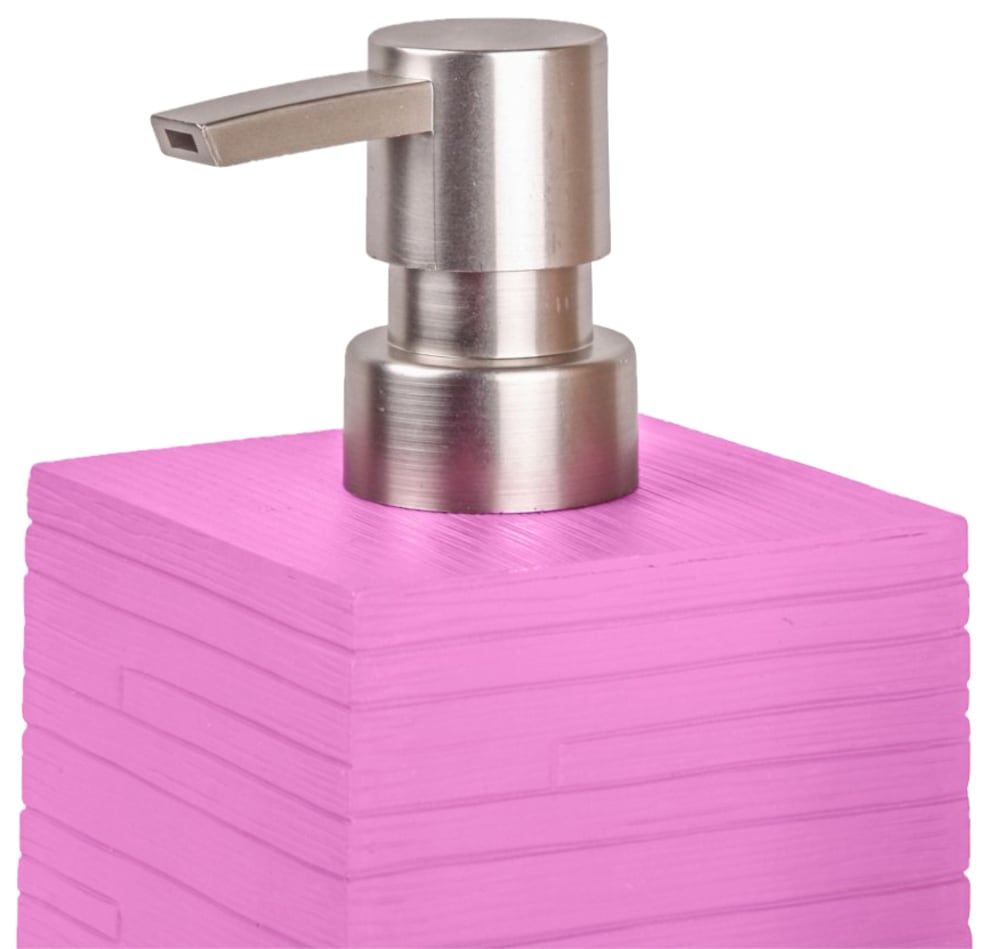Sanilo Badaccessoire-Set Pink«, WC-Bürste, bestellen und Seifenspender tlg.), aus geriffelt | 2 (Kombi-Set, BAUR bestehend »Calero