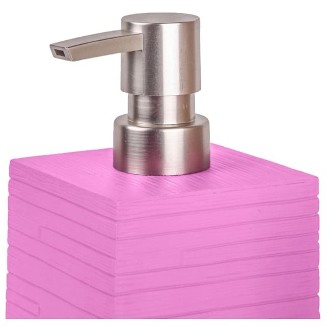 Sanilo Badaccessoire-Set »Calero Pink«, (Kombi-Set, 2 tlg.), bestehend aus  Seifenspender und WC-Bürste, geriffelt bestellen | BAUR