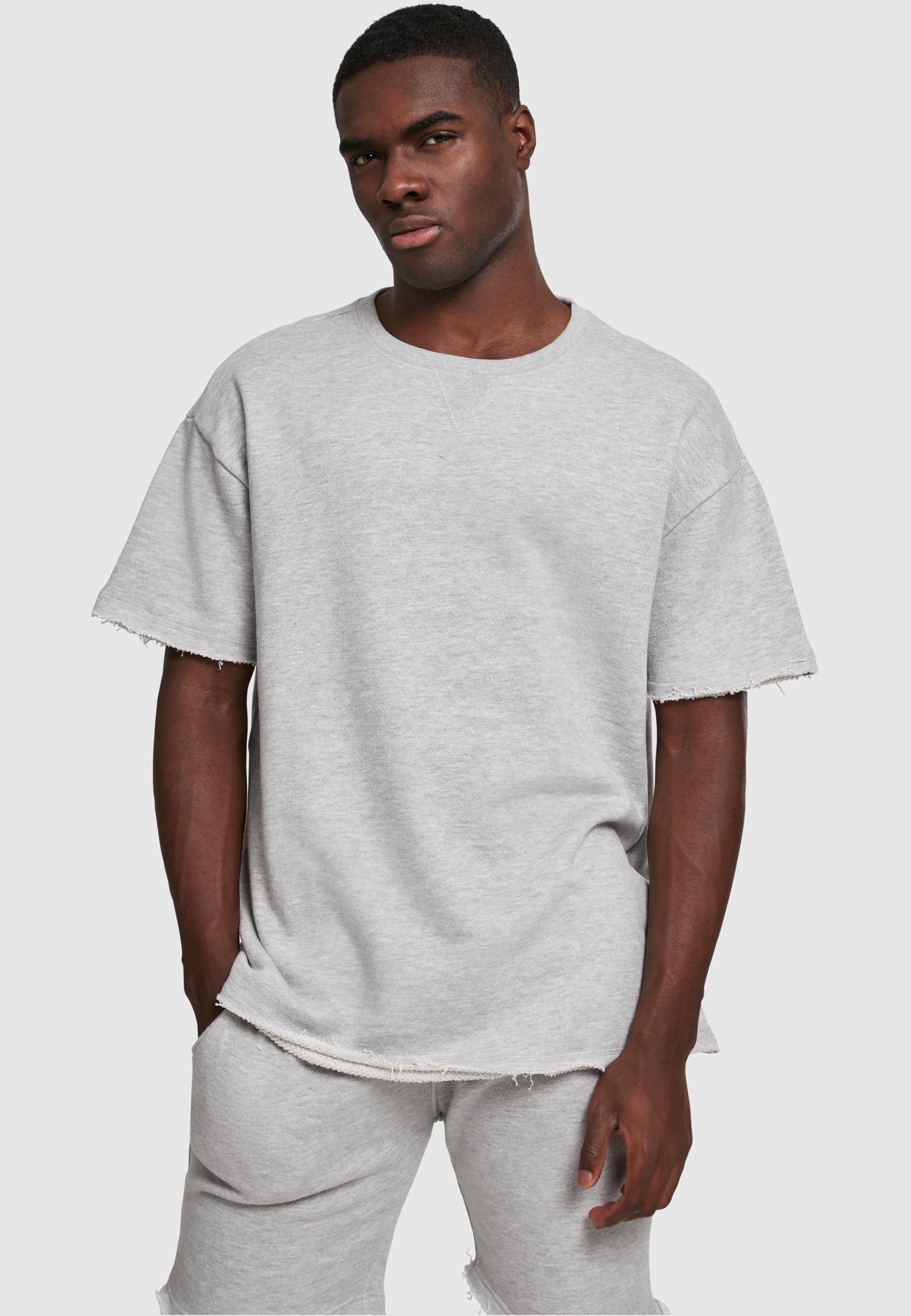 URBAN CLASSICS T-Shirt »Urban Classics Herren Herringbone Terry Tee«, (1 tlg.)