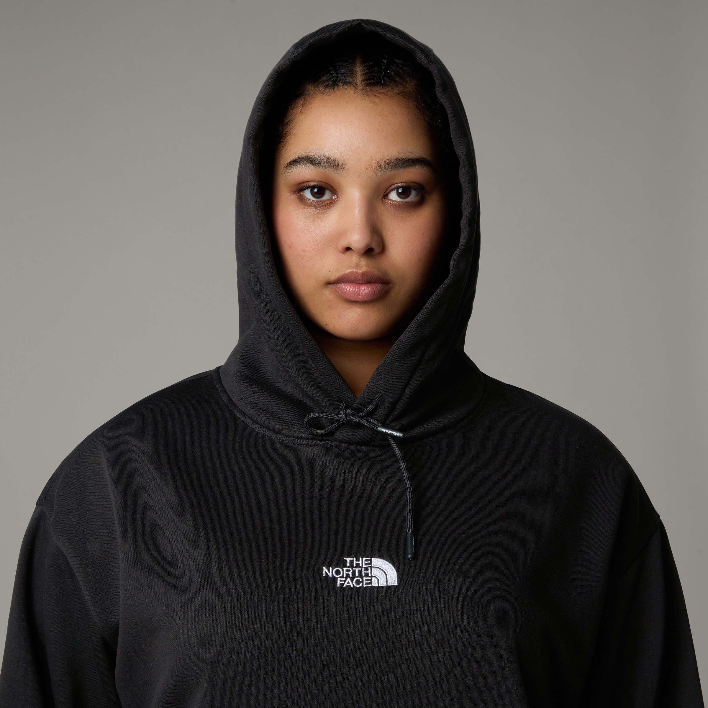 Thumbnail - The North Face Kapuzensweatshirt "Essential relaxt geschnittener Kapuzenpulli in Übergröße für Damen", (1 tlg.)