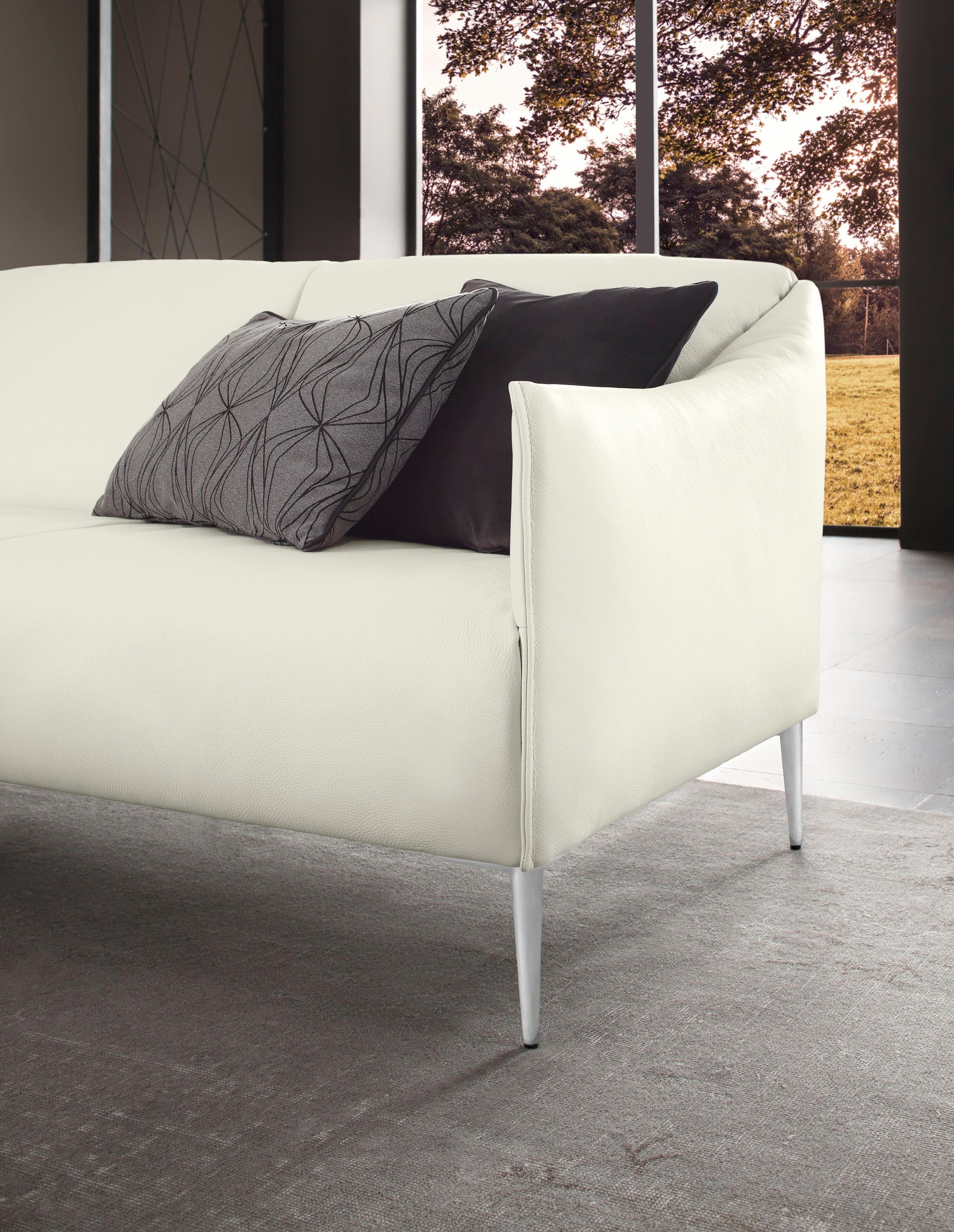 W.SCHILLIG 2,5-Sitzer »sally«, mit Metallfüßen in Chrom glänzend, Breite 194 cm