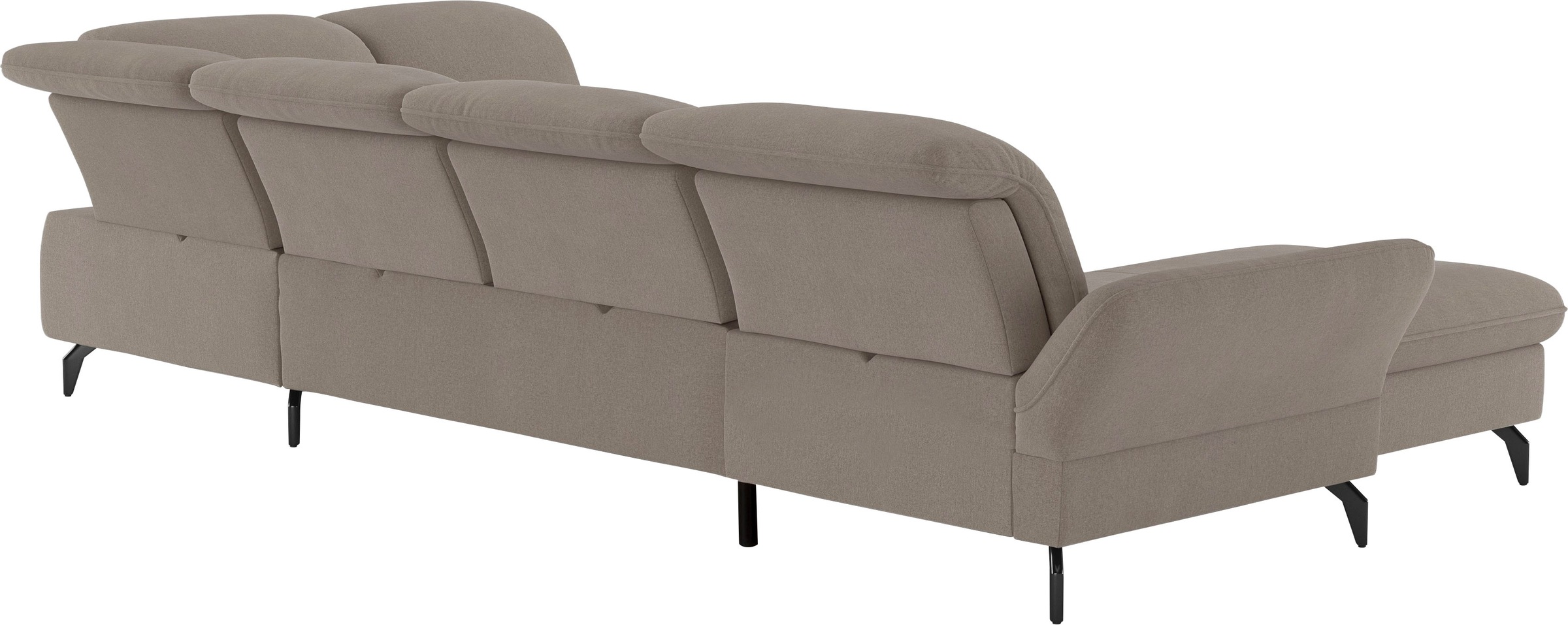 sit&more Wohnlandschaft »Leandro U-Form«, Wahlweise mit Bett-, Kopfteil - und Armlehnfunktion, sowie Bettkasten