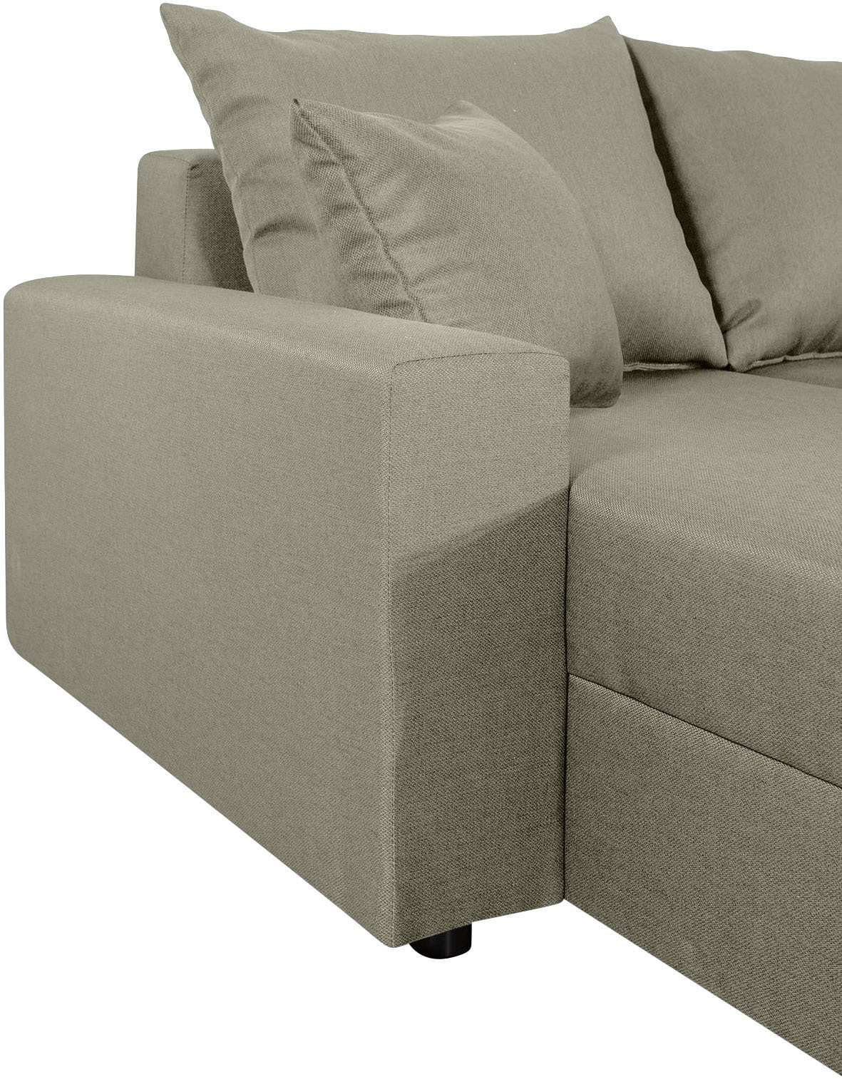 COLLECTION AB Wohnlandschaft »Pico U-Form«, Wohnlandschaft,2 X Ottomane,Polyätherschaum Polsterung