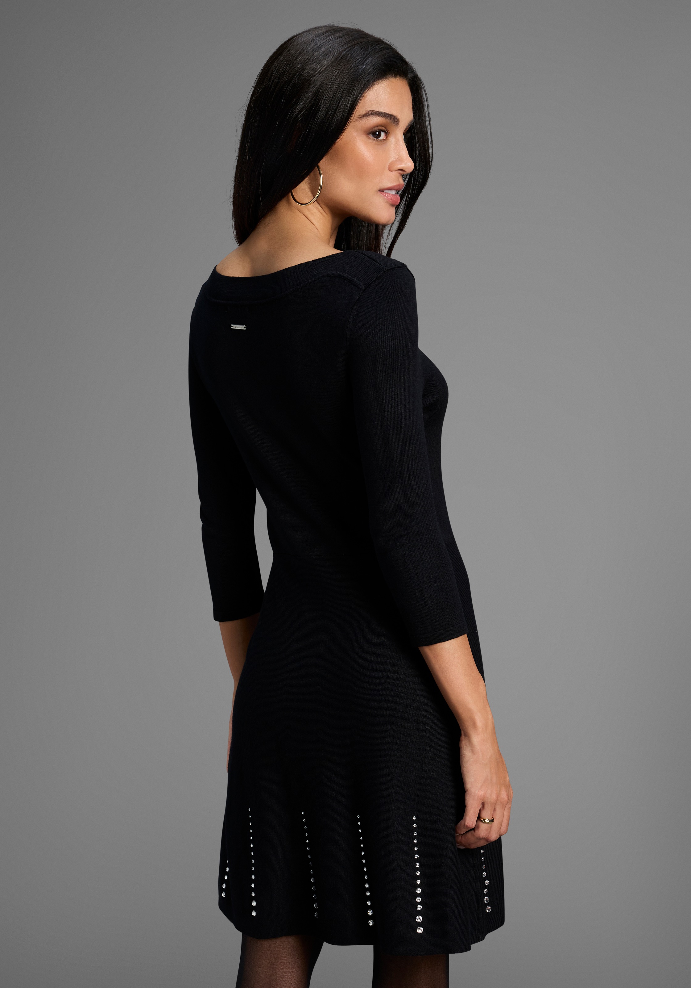 Bruno Banani Strickkleid, mit glitzerndem Detail günstig online kaufen