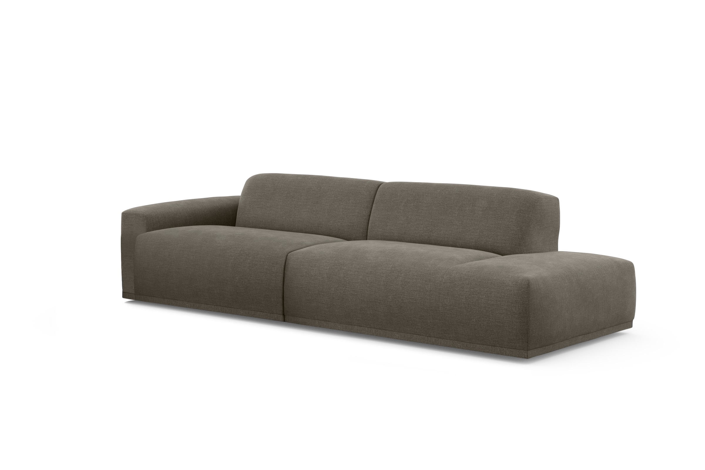 Thumbnail - TRENDMANUFAKTUR "Braga, mit hochwertigem Kaltschaum, Megasofa, in Cord erhältlich" modernes Big-Sofa, Couch mit hohem Si...