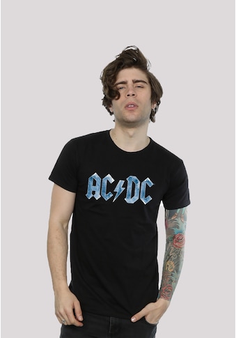 T-Shirt »ACDC Blue Ice Logo für Kinder & Herren«