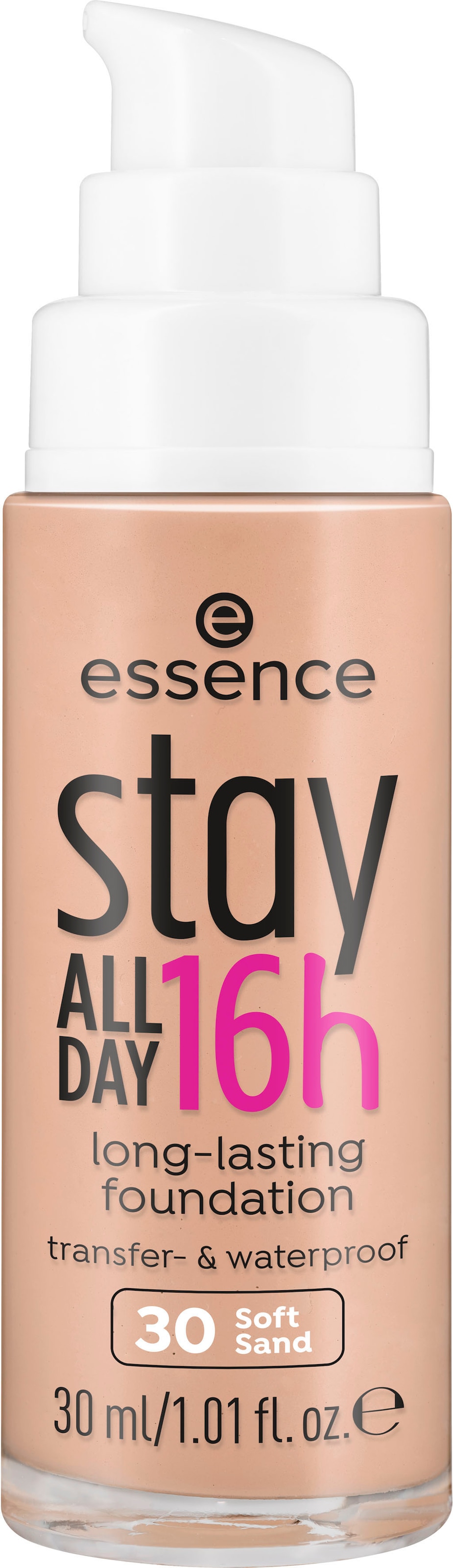 Essence Foundation »stay ALL DAY 16h long-lasting«, (Set, 3 tlg.), mit super softer Textur