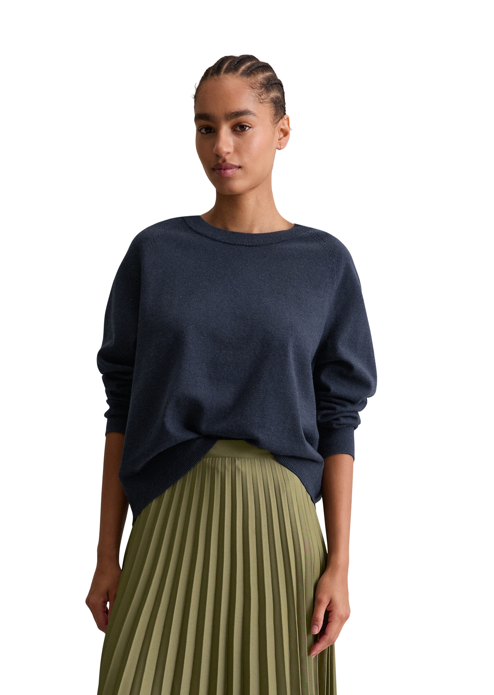 Marc OPolo DENIM Strickpullover "aus Soft Cotton Stretch" günstig online kaufen