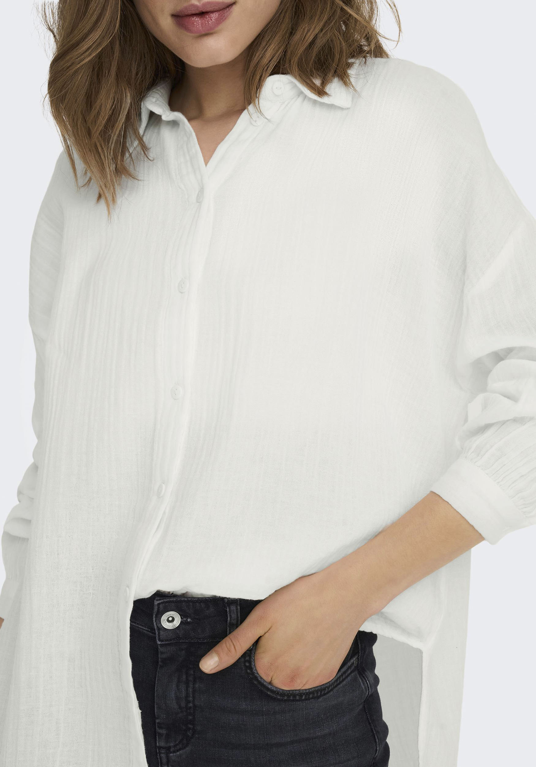 Thumbnail - ONLY Longbluse "ONLTHYRA OVERSIZED SHIRT NOOS WVN"