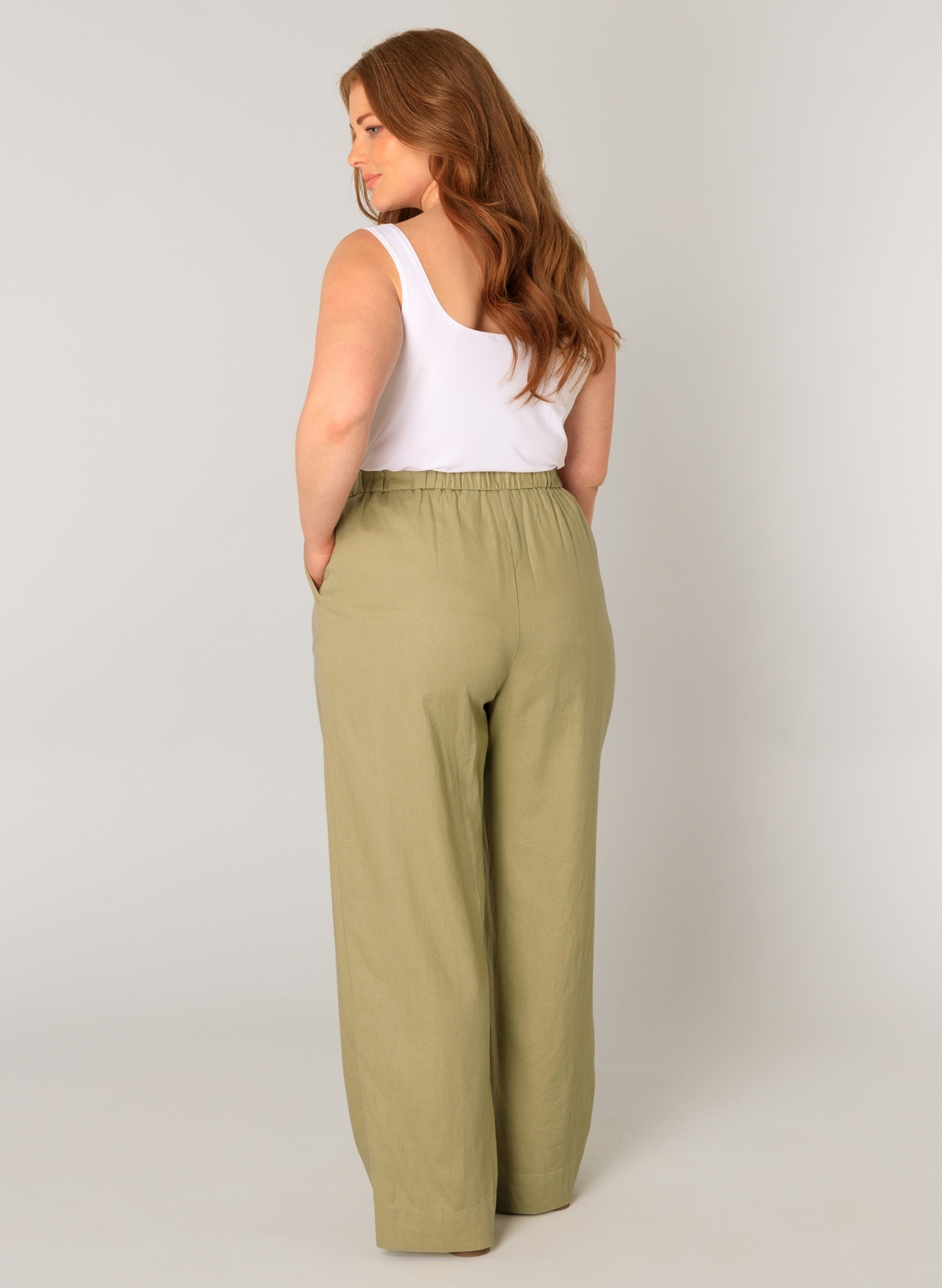 Base Level Curvy Leinenhose »Yula«