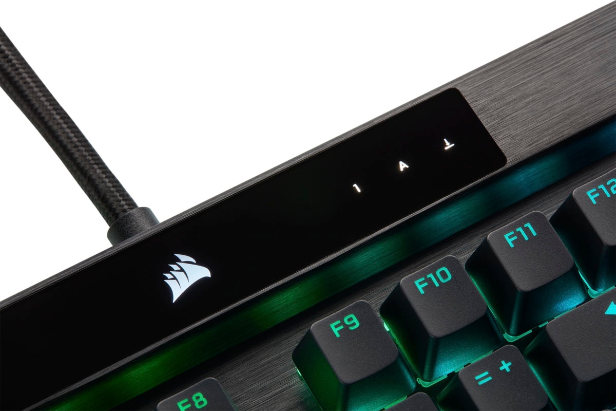 Corsair Gaming-Tastatur »Corsair K100 RGB«, (Handgelenkauflage-Multimedia-Tasten-programmierbare G-Tasten)