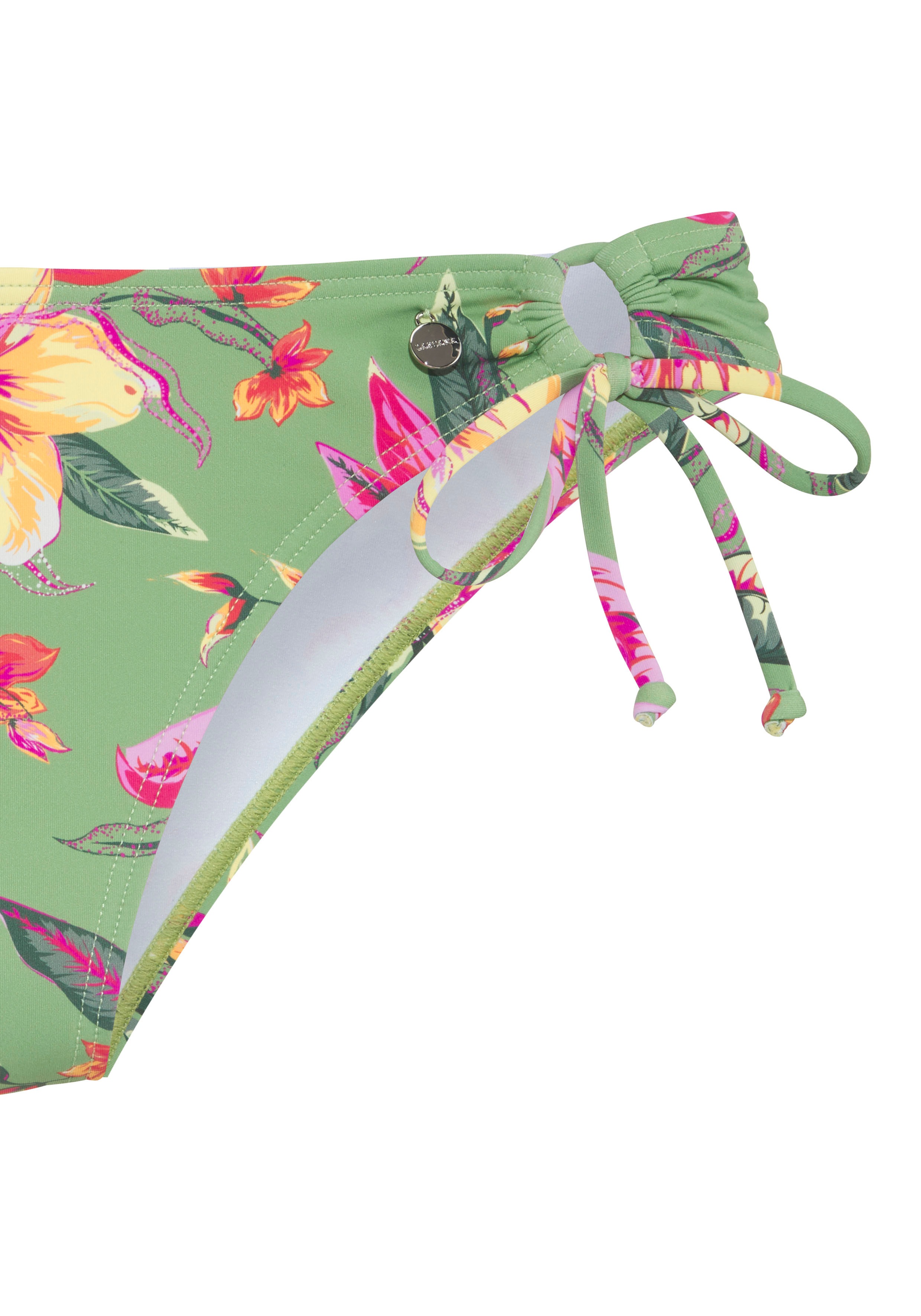Thumbnail - LASCANA Bikini-Hose "Malia" zum Binden mit tropischem Print